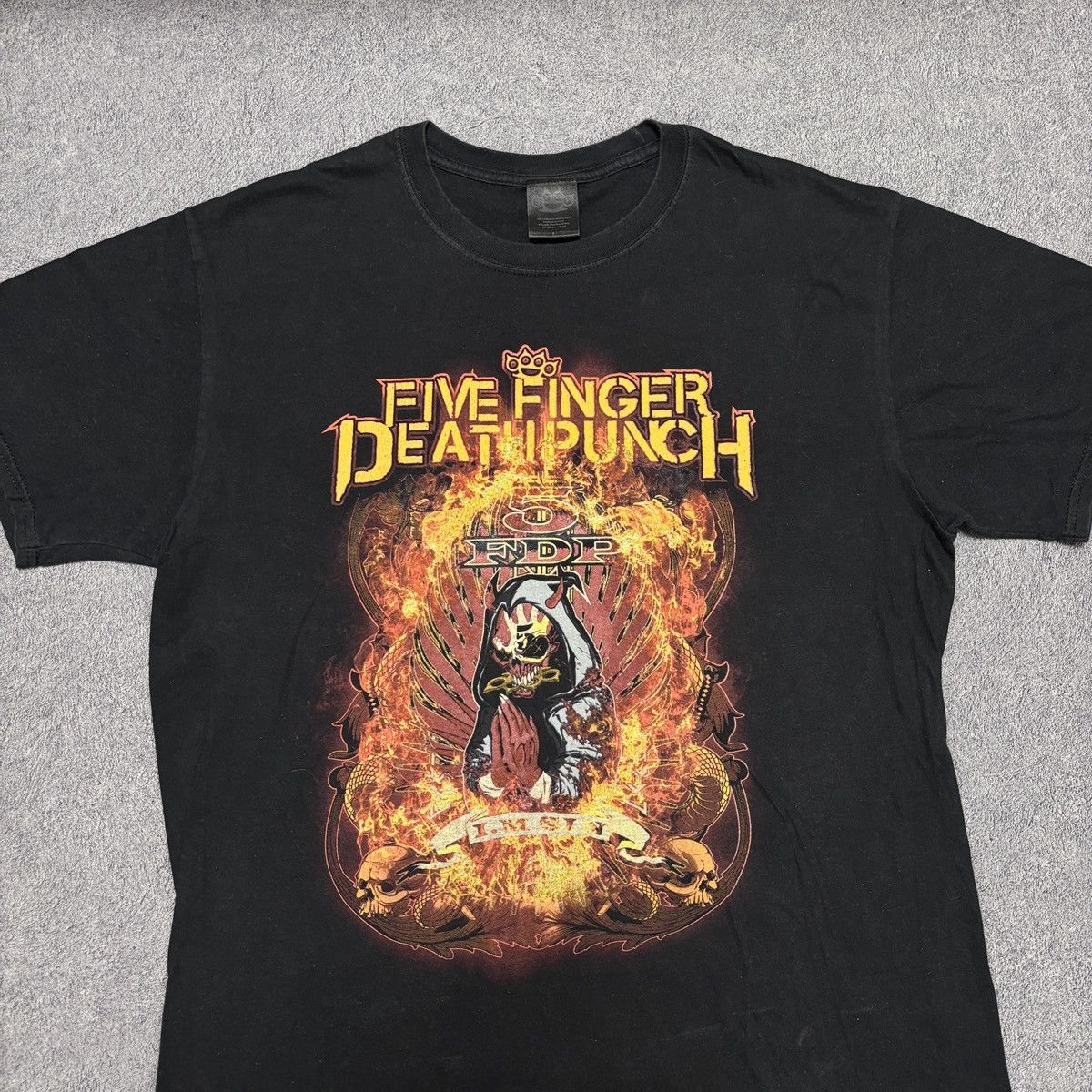 Band Tees × Vintage Five Finger Death Punch Shirt Metal Band Tee Slipknot Size US L / EU 52-54 / 3 - 2 Thumbnail