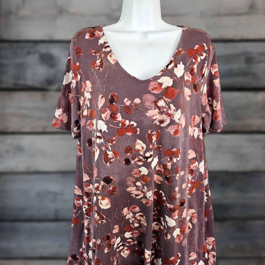J. Jill Pure Jill Womens Affinity French Terry Dress Shirt? Size L / US 10 / IT 46 - 1 Thumbnail