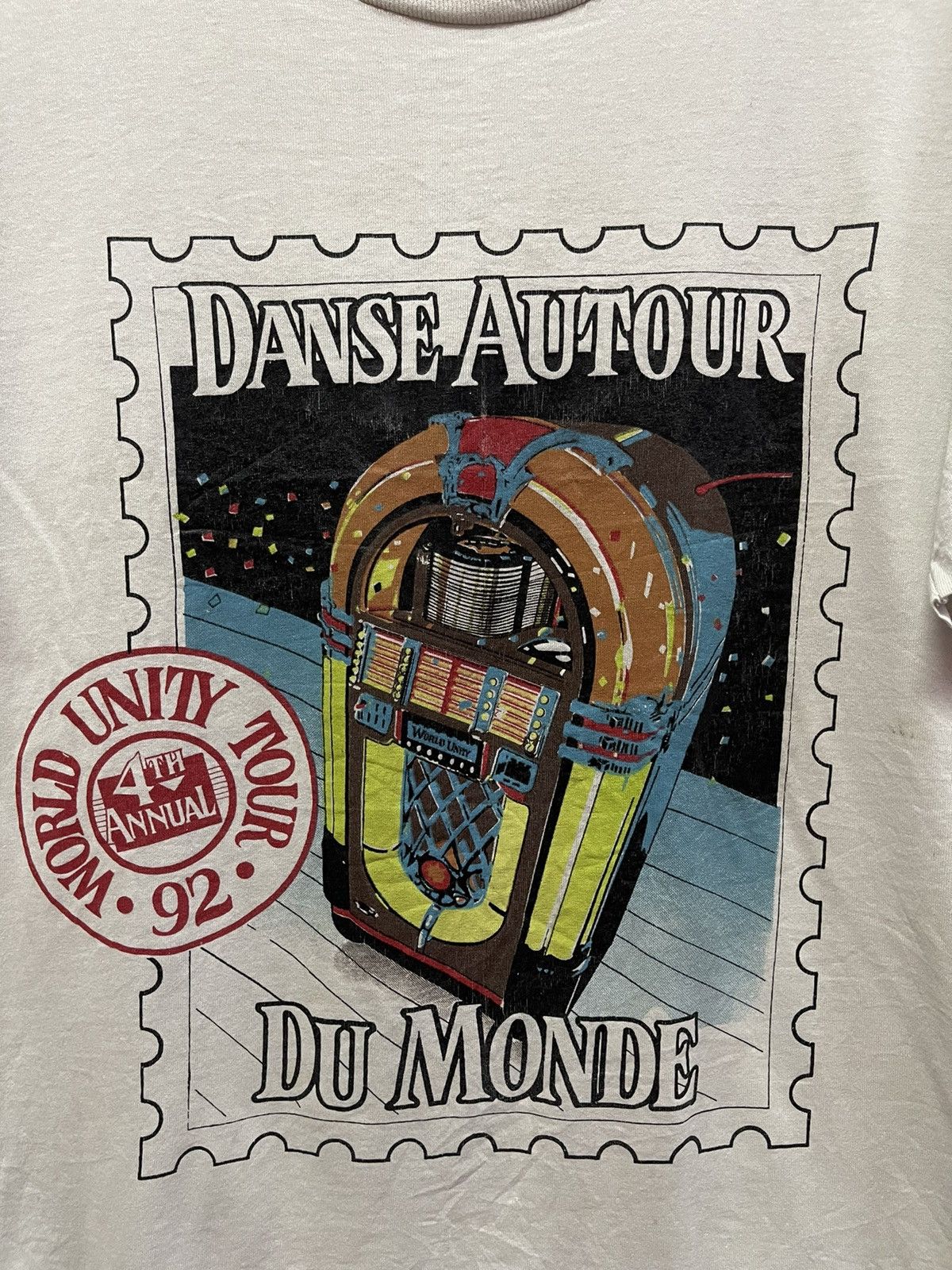 Band Tees × Vintage Vintage Tour Tee x Danse Autour Du Monde🔥🔥🔥 Size US XL / EU 56 / 4 - 2 Thumbnail