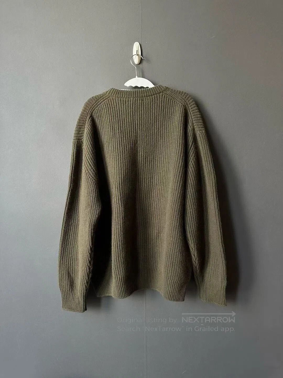 Celine celine khaki green thick sweater. Size S / US 4 / IT 40 - 2 Thumbnail