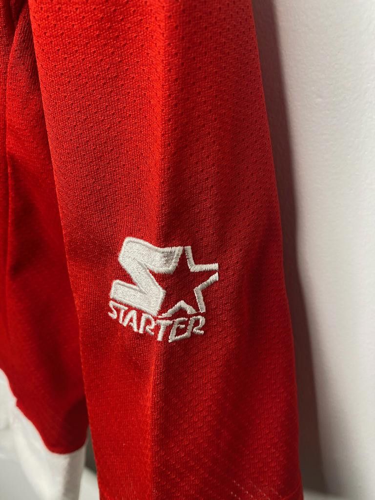 Starter Vintage 90s Detroit Red Wings Starter Jersey Shirt Size XL Size US XL / EU 56 / 4 - 3 Thumbnail