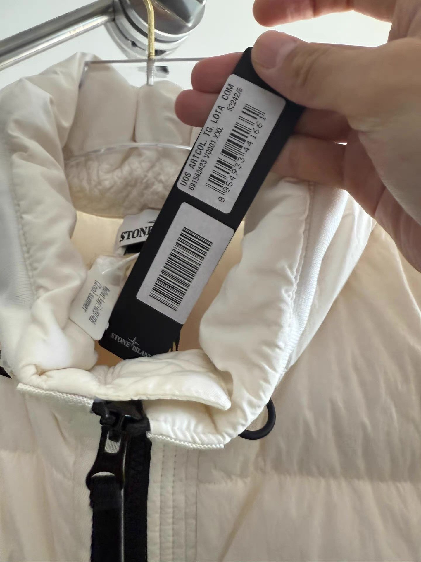 Stone Island Stone Island white down jacket Q17 Size US XXL / EU 58 / 5 - 7 Thumbnail