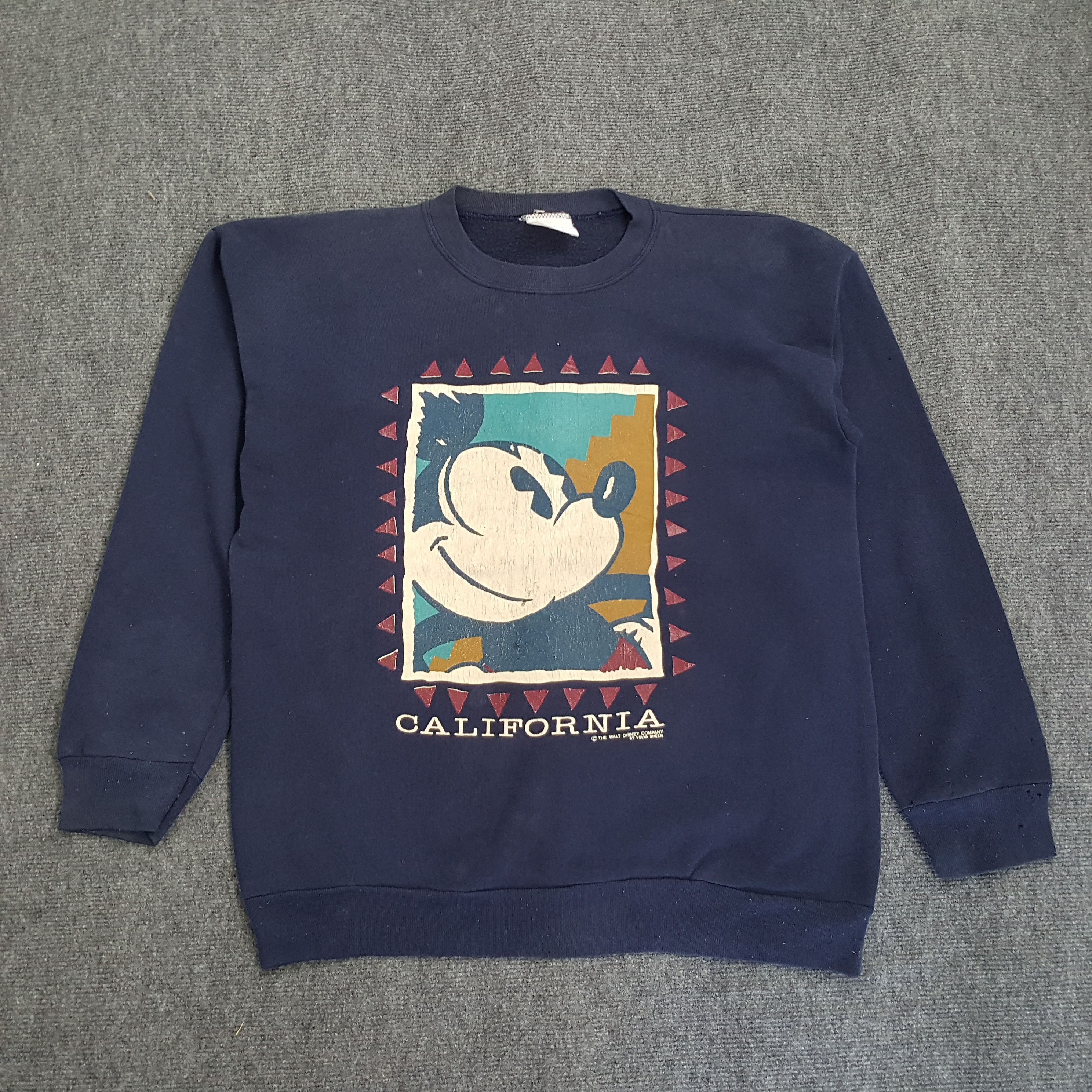 Vintage 90's Mickey Mouse Disney by Velva Sheen Sweatshirt