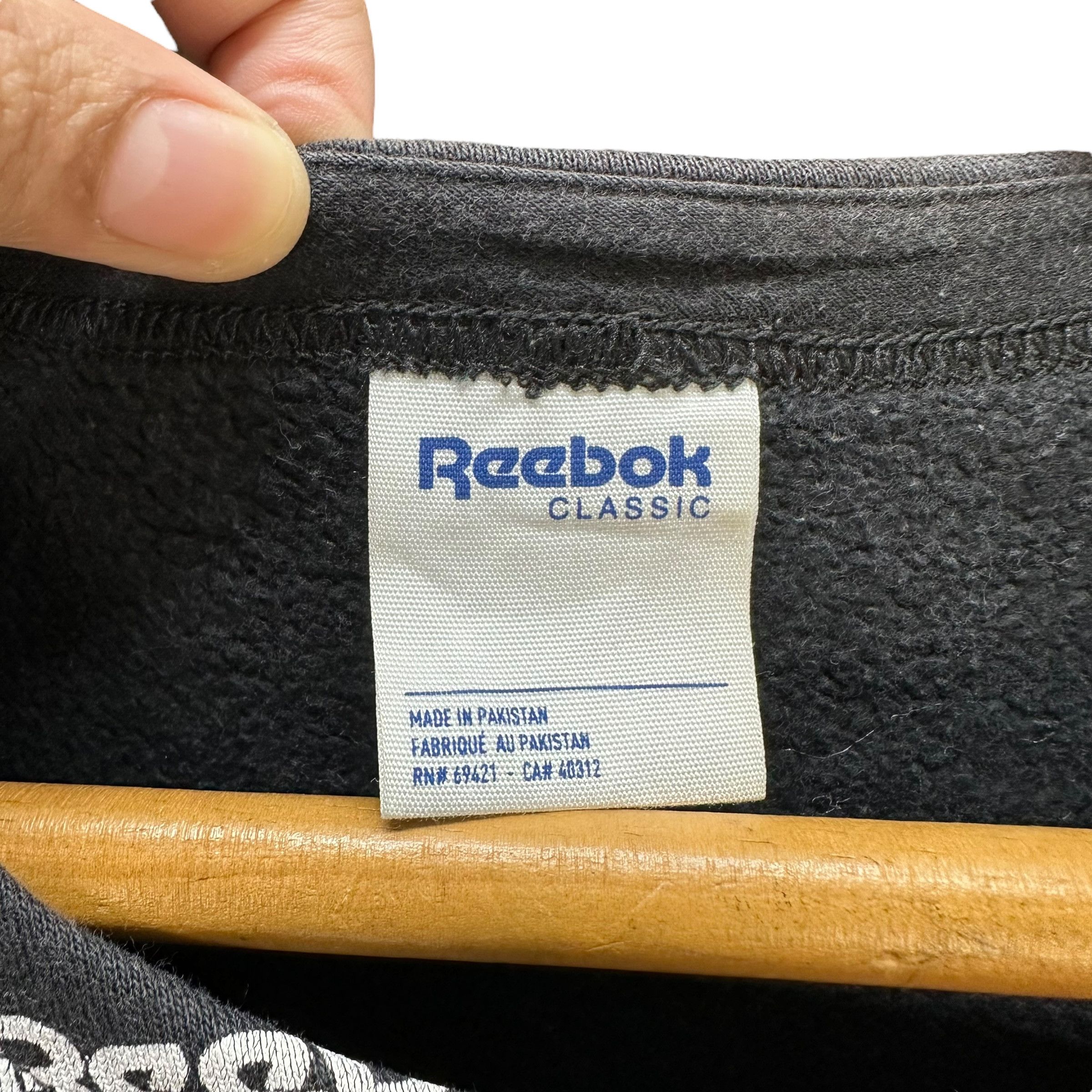 Reebok Reebok Classic Big Logo Sweatshirt #A1-0006 Size US M / EU 48-50 / 2 - 6 Thumbnail