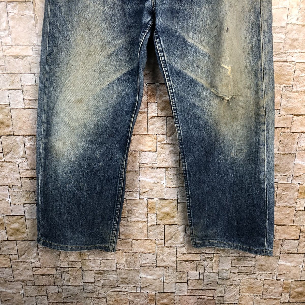 Levi's 503 Levis Blue faded Denim Pants #7572 Size US 34 / EU 50 - 7 Thumbnail