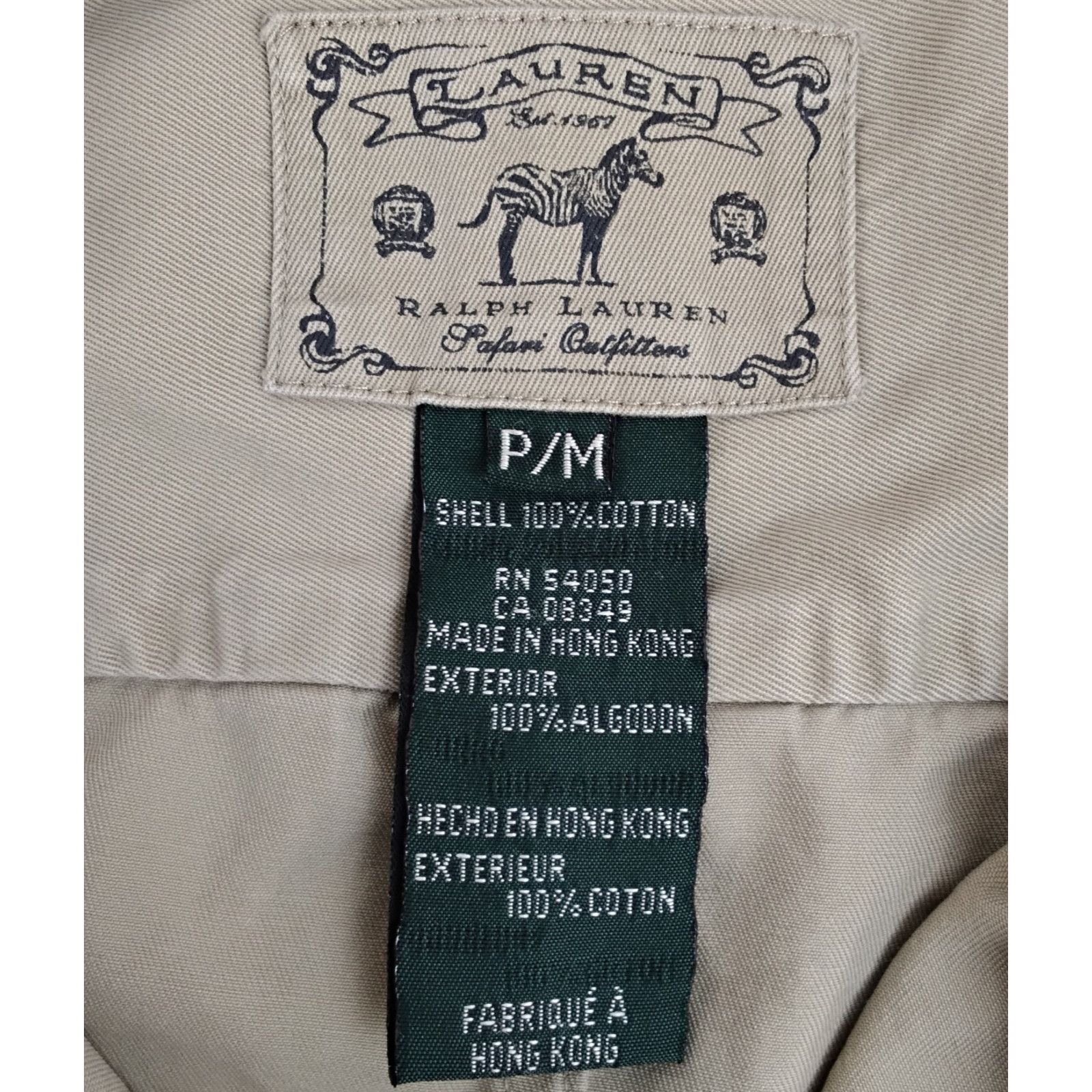 Lauren Ralph Lauren Ralph Lauren Safari Shirt Women's M 1990s Stress Hole Size M / US 6-8 / IT 42-44 - 10 Thumbnail