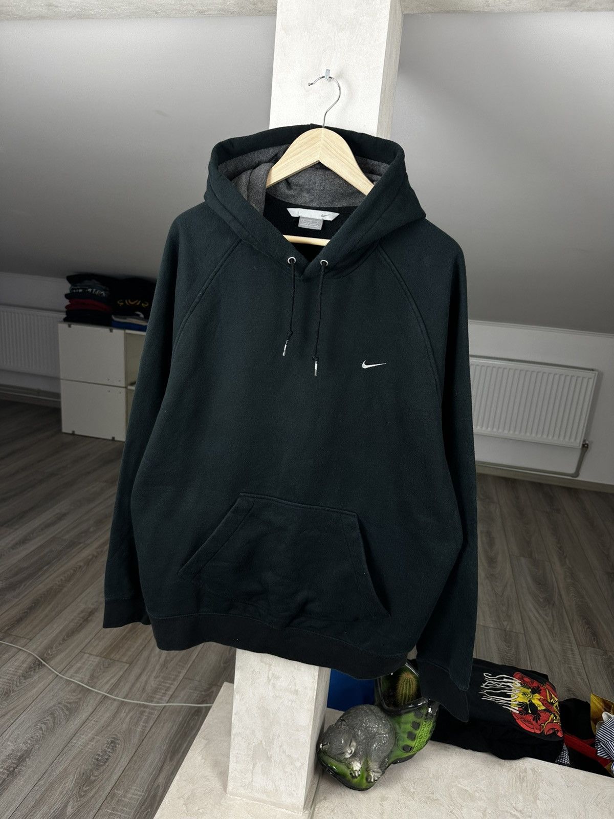 Nike Nike Vintage Y2K Swoosh Boxy Hoodie Size US XL / EU 56 / 4 - 1 Thumbnail