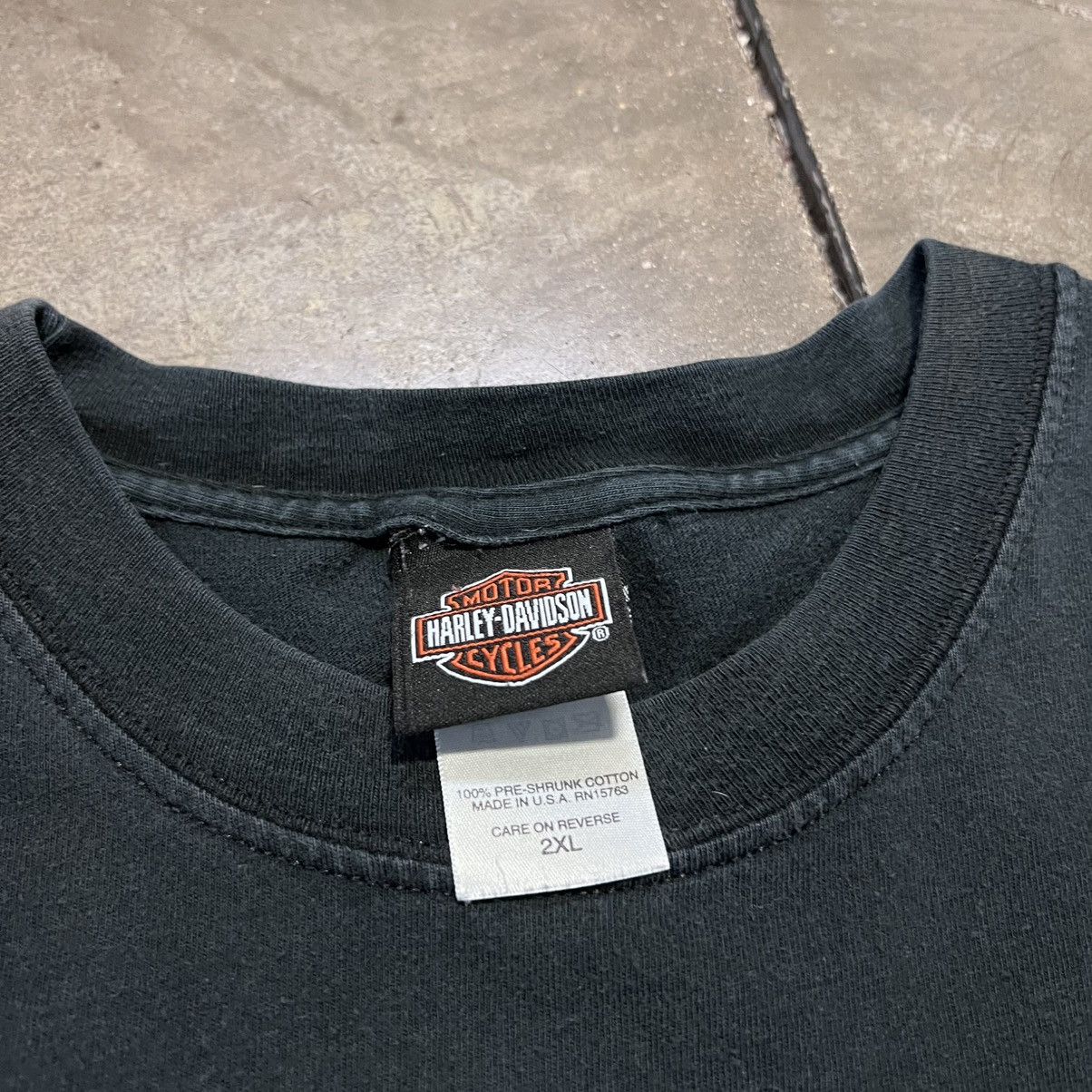 Harley Davidson × Vintage Vintage Harley Davidson Tshirt Motorcycle Biker Pocket Faded Size US XXL / EU 58 / 5 - 8 Thumbnail