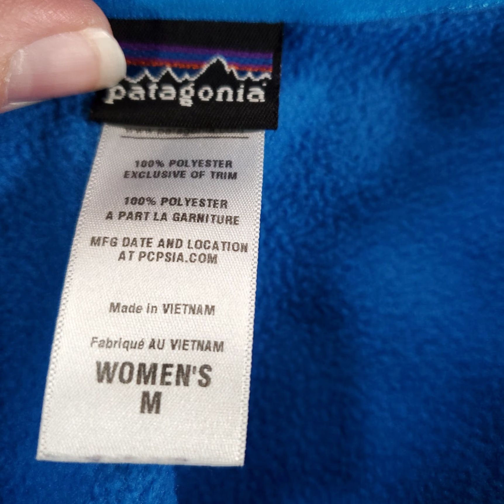 Patagonia Patagonia Sweatshirt Womens M Blue 1/4 Zip Lightweight Fleece Size M / US 6-8 / IT 42-44 - 7 Thumbnail
