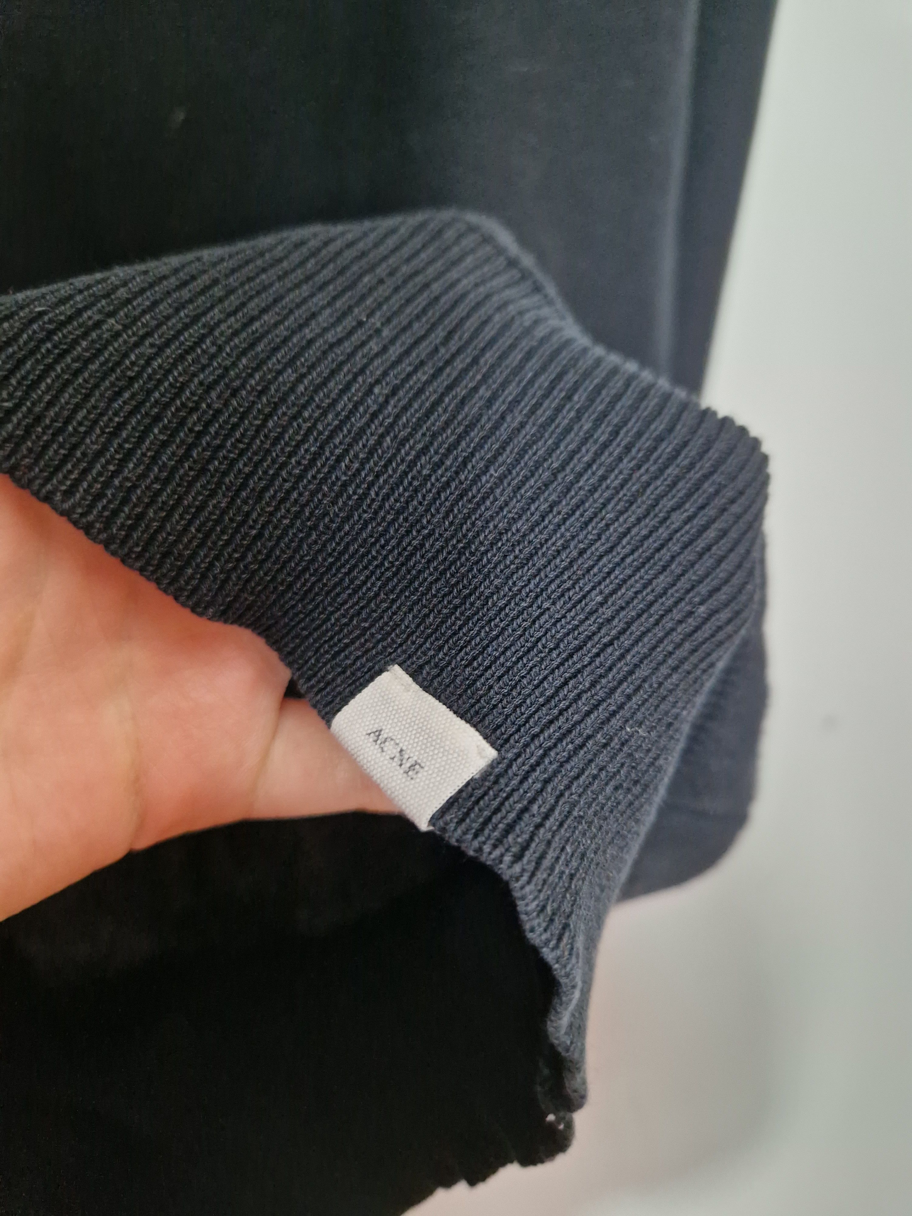 Acne Studios ACNE Studios black cotton sweater Size US M / EU 48-50 / 2 - 5 Thumbnail