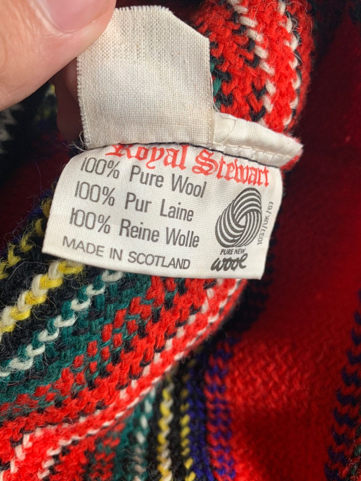 Japanese Brand × Vintage Multicolour Wool Made in scotland Beret Hats🌈 Size ONE SIZE - 8 Thumbnail