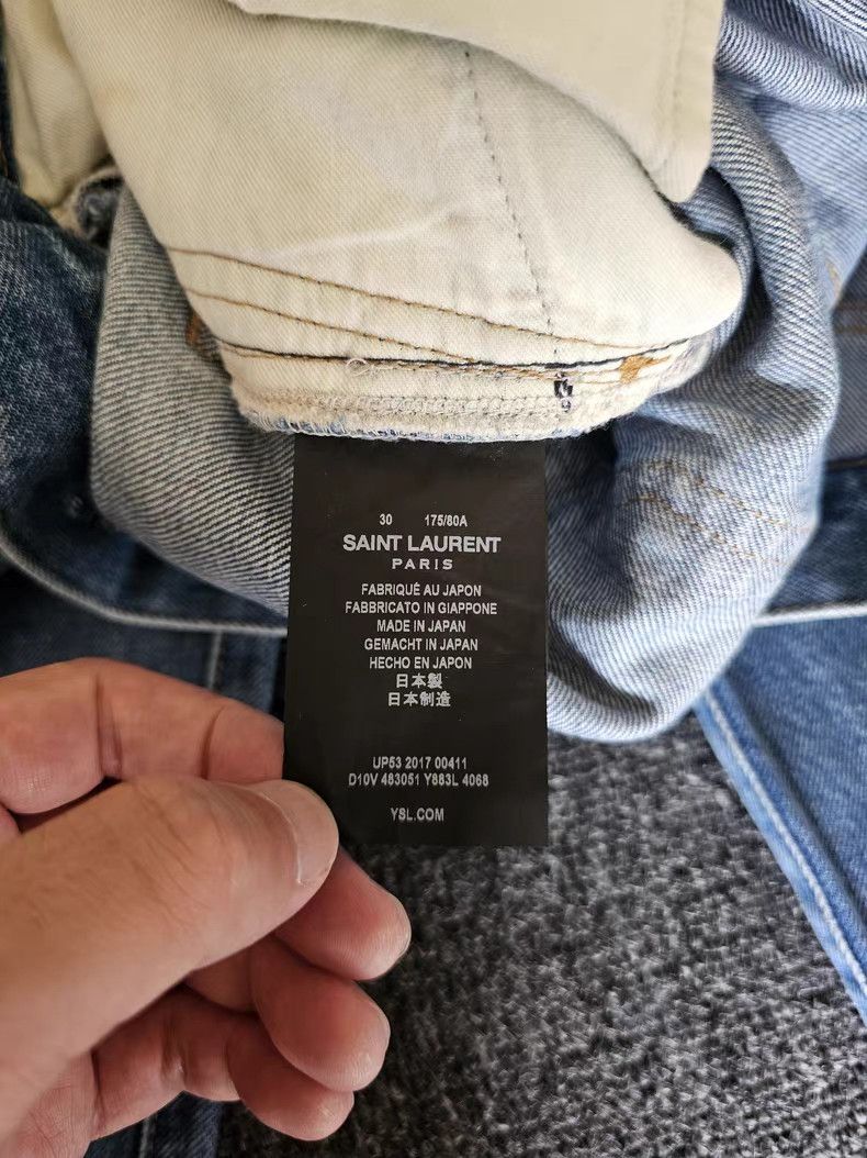 Saint Laurent Paris Saint Laurent D14 Fit Jeans Size US 32 / EU 48 - 3 Thumbnail