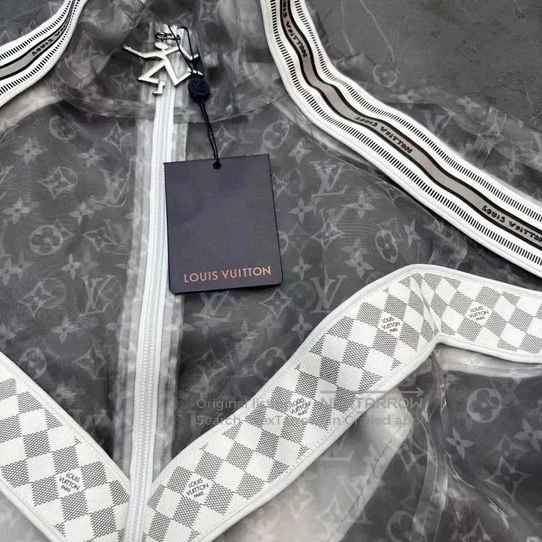 Louis Vuitton Louis Vuitton Sheer Logo Print Jacket. Size US M / EU 48-50 / 2 - 3 Thumbnail