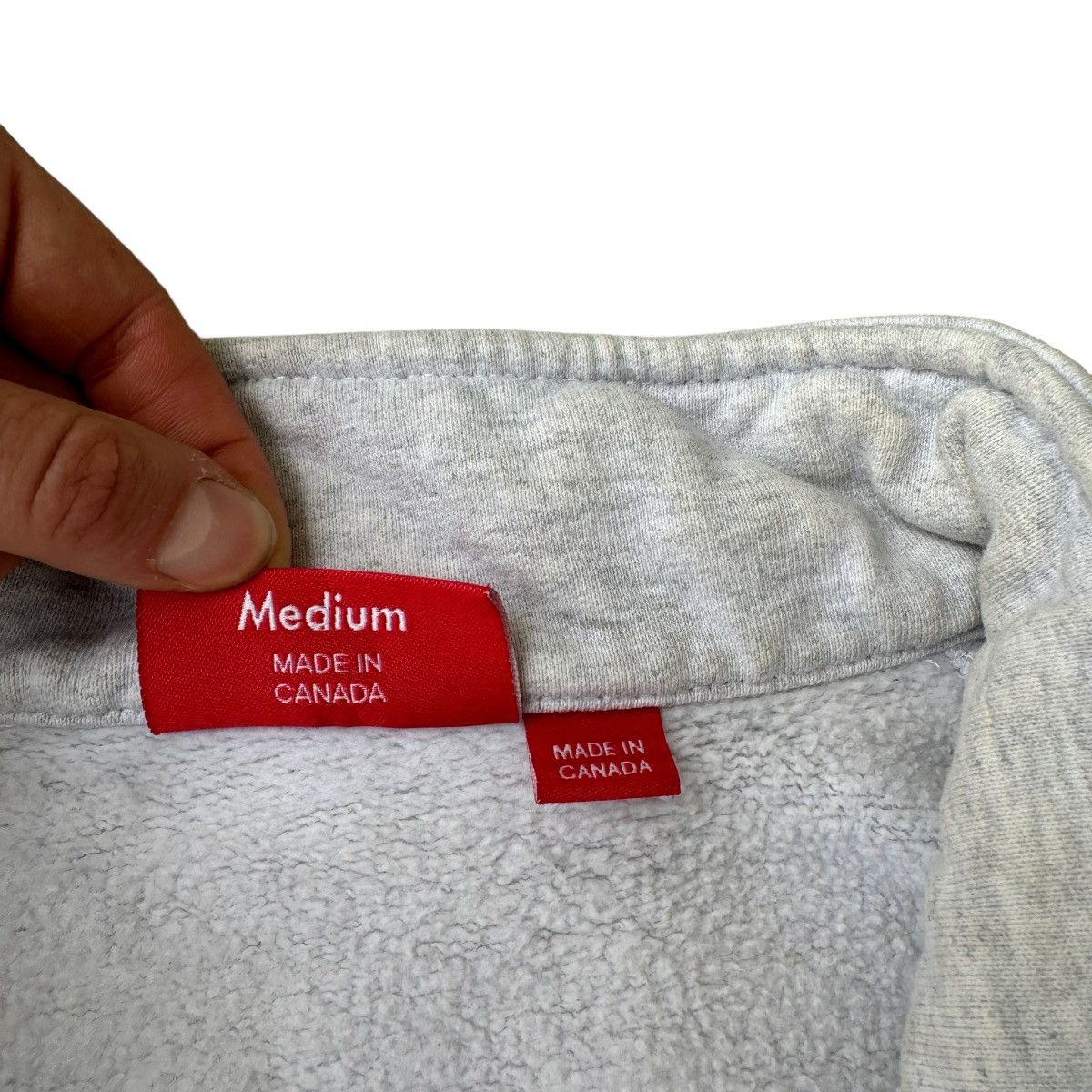 Supreme Supreme World Famous Half Quarter Zip Ash Grey Hype Skater Size US M / EU 48-50 / 2 - 5 Thumbnail