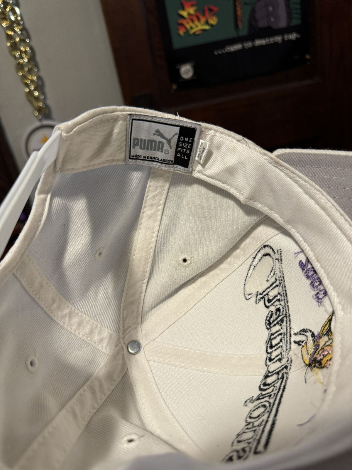 Puma × Vintage Vintage Minnesota Vikings Hat Size ONE SIZE - 5 Thumbnail