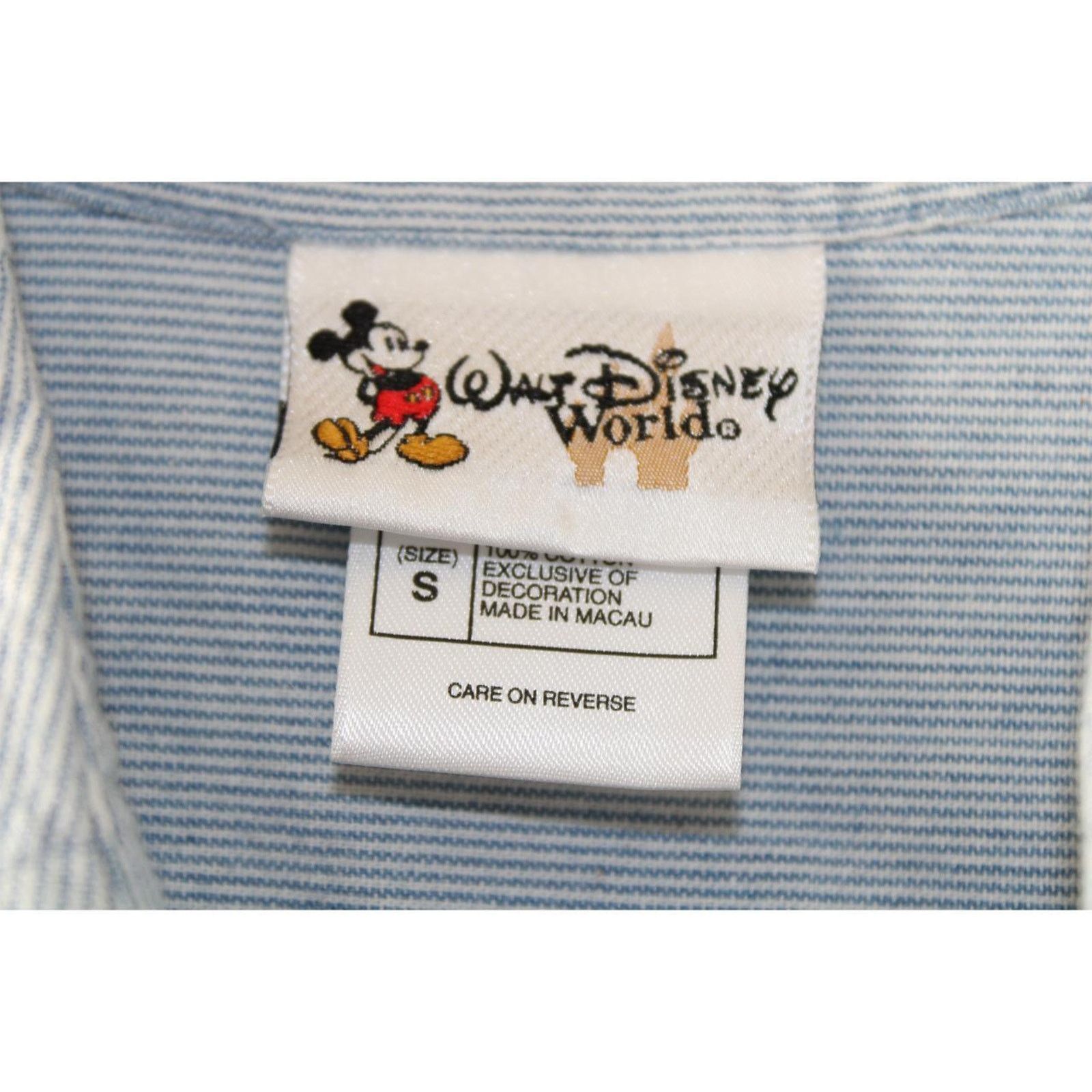 Disney Light blue striped vintage 90s Size US S / EU 44-46 / 1 - 5 Thumbnail