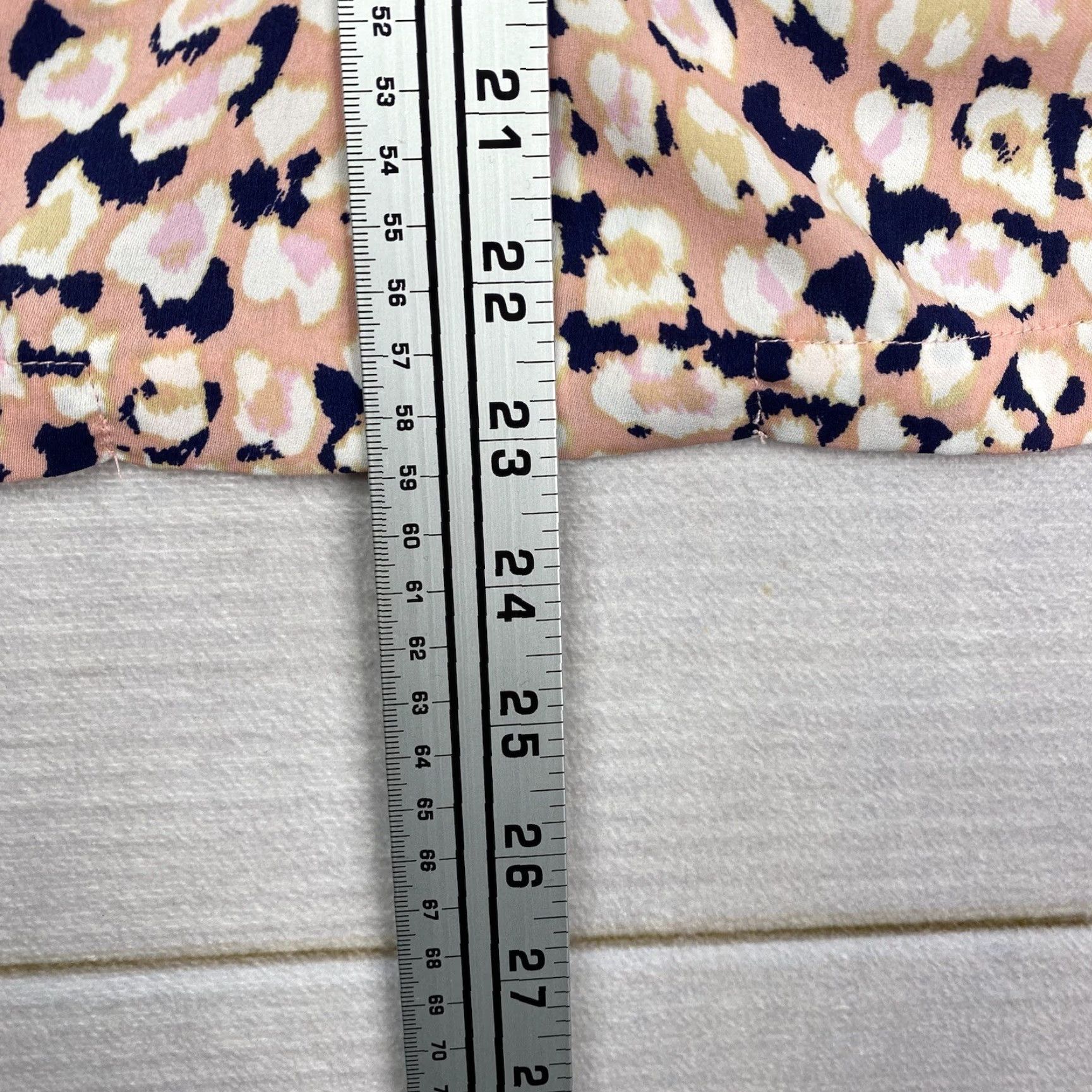 Vintage Elodie Pink Printed Button-Up Shirt Womens M Oversized Short Sleeve Puff Sleeve Casual 90s Theme Summer Size M / US 6-8 / IT 42-44 - 6 Thumbnail