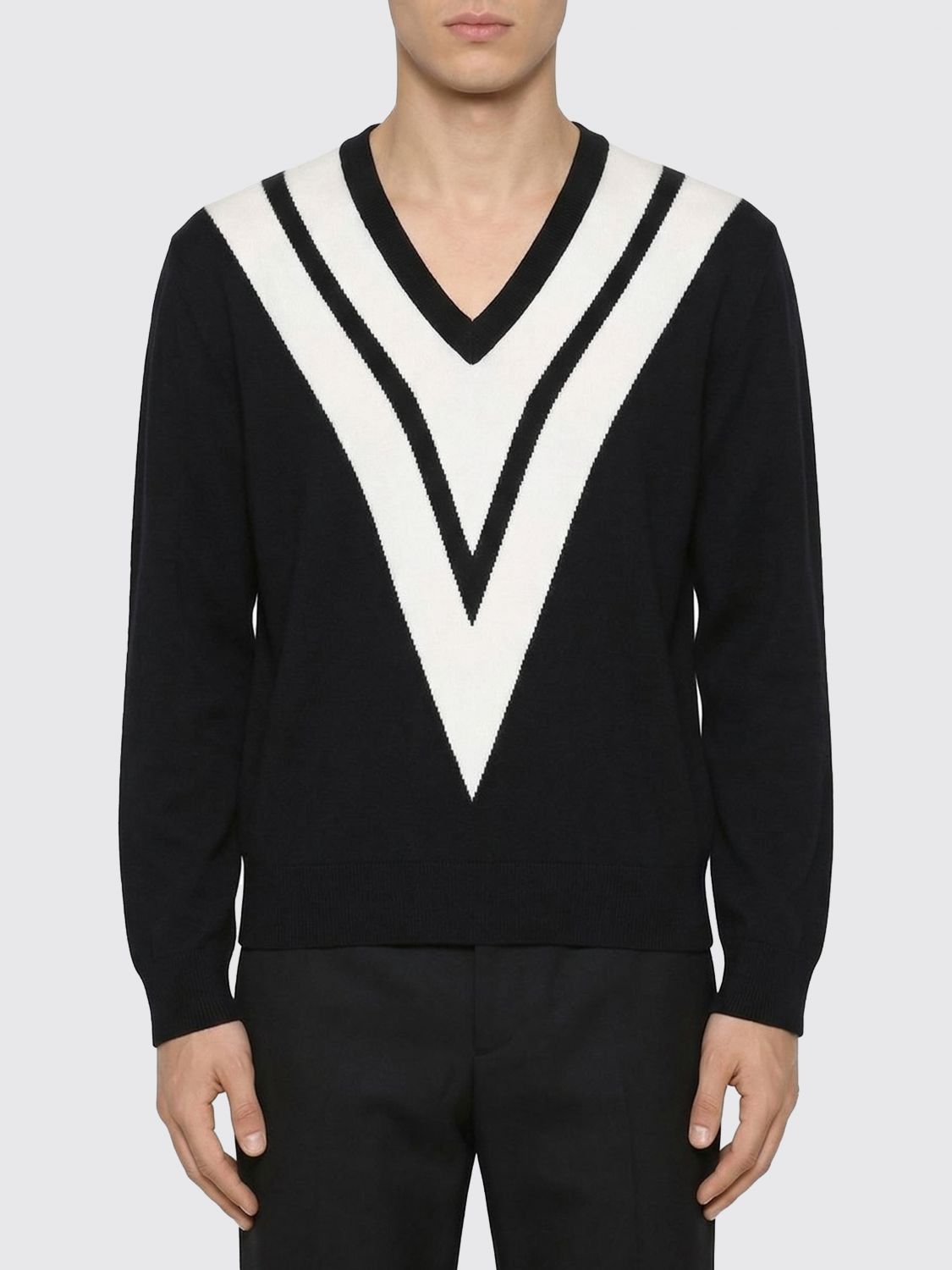 Valentino Valentino Sweater Men Black Size US L / EU 52-54 / 3 - 1 Thumbnail