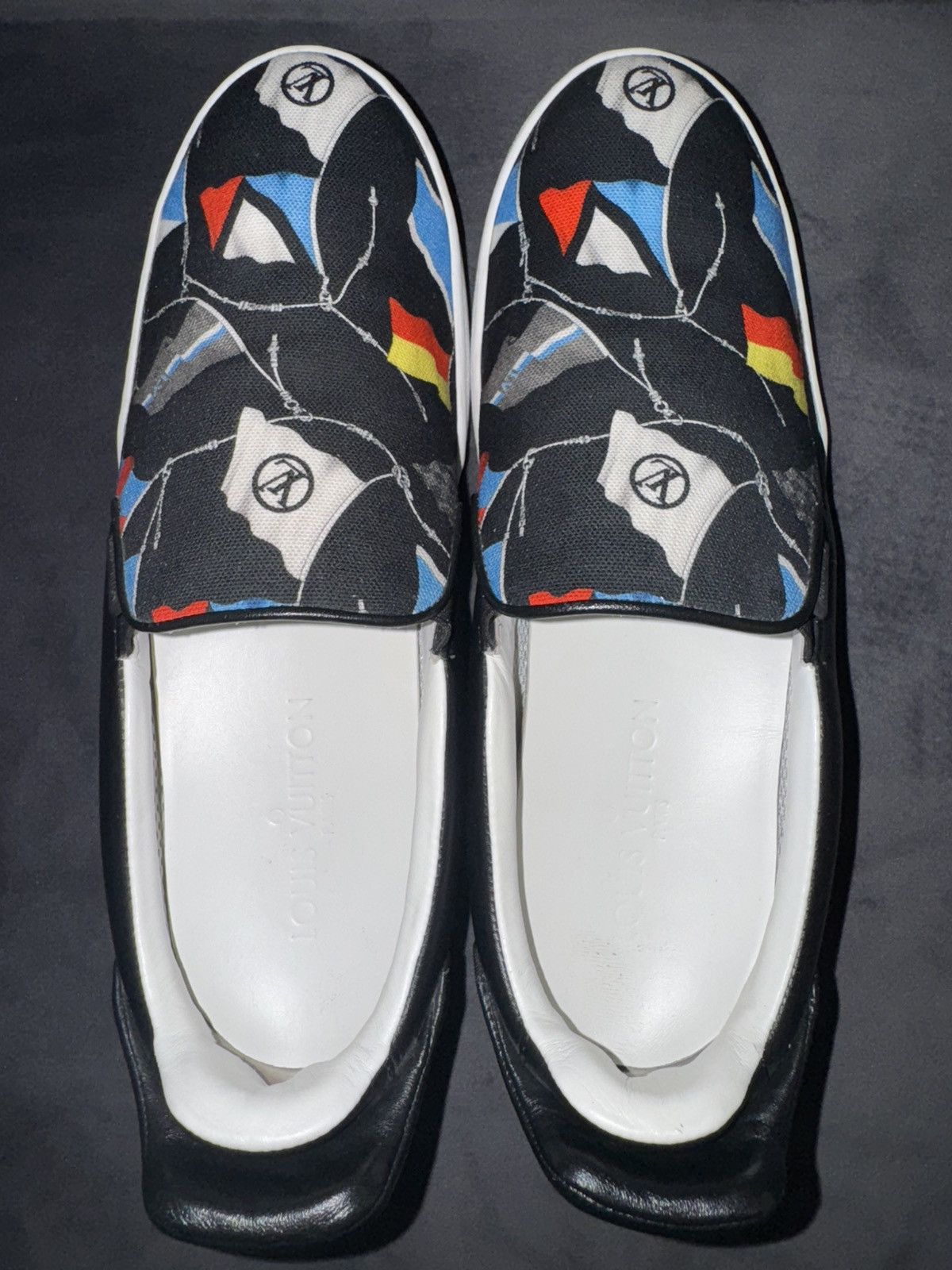Louis Vuitton Louis Vuitton Frontrow Flags Slip On Sneakers Men’s Size 8 Size US 8 / EU 41 - 6 Thumbnail