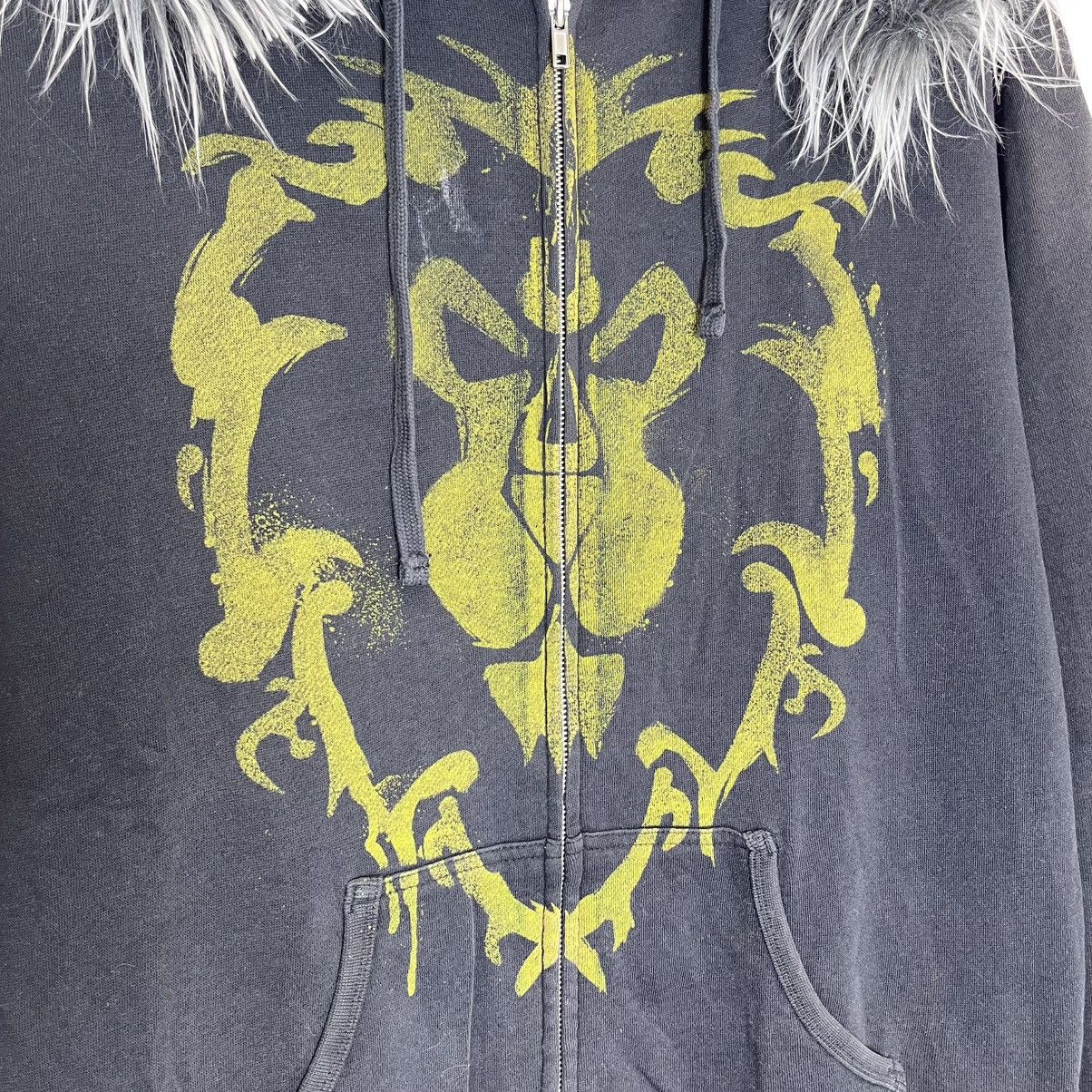 Le Grande Bleu (L.G.B.) Lion by Jinx Billzard Distressed Fur zip Hoodie lgb style Size US XL / EU 56 / 4 - 4 Thumbnail