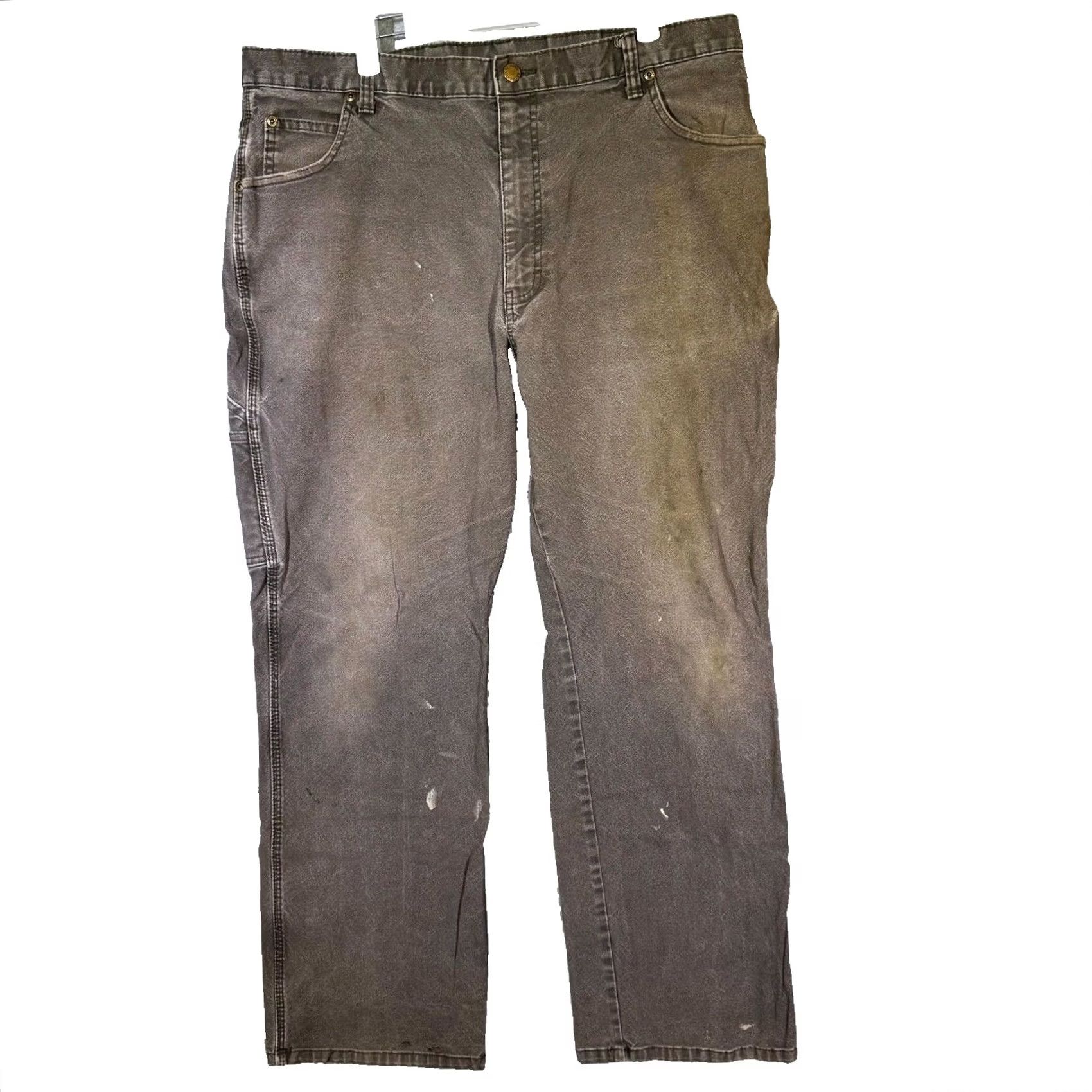 Dickies Dickies Carpenter Jeans Mens 38x32 Brown Denim Stretch Workwear Straight Leg Size US 38 / EU 54 - 2 Thumbnail