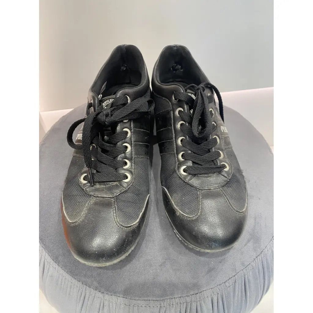 Other Plein Sport Low Trainers – Black Leather, Size 9.5 US Size US 10 / EU 43 - 1 Thumbnail