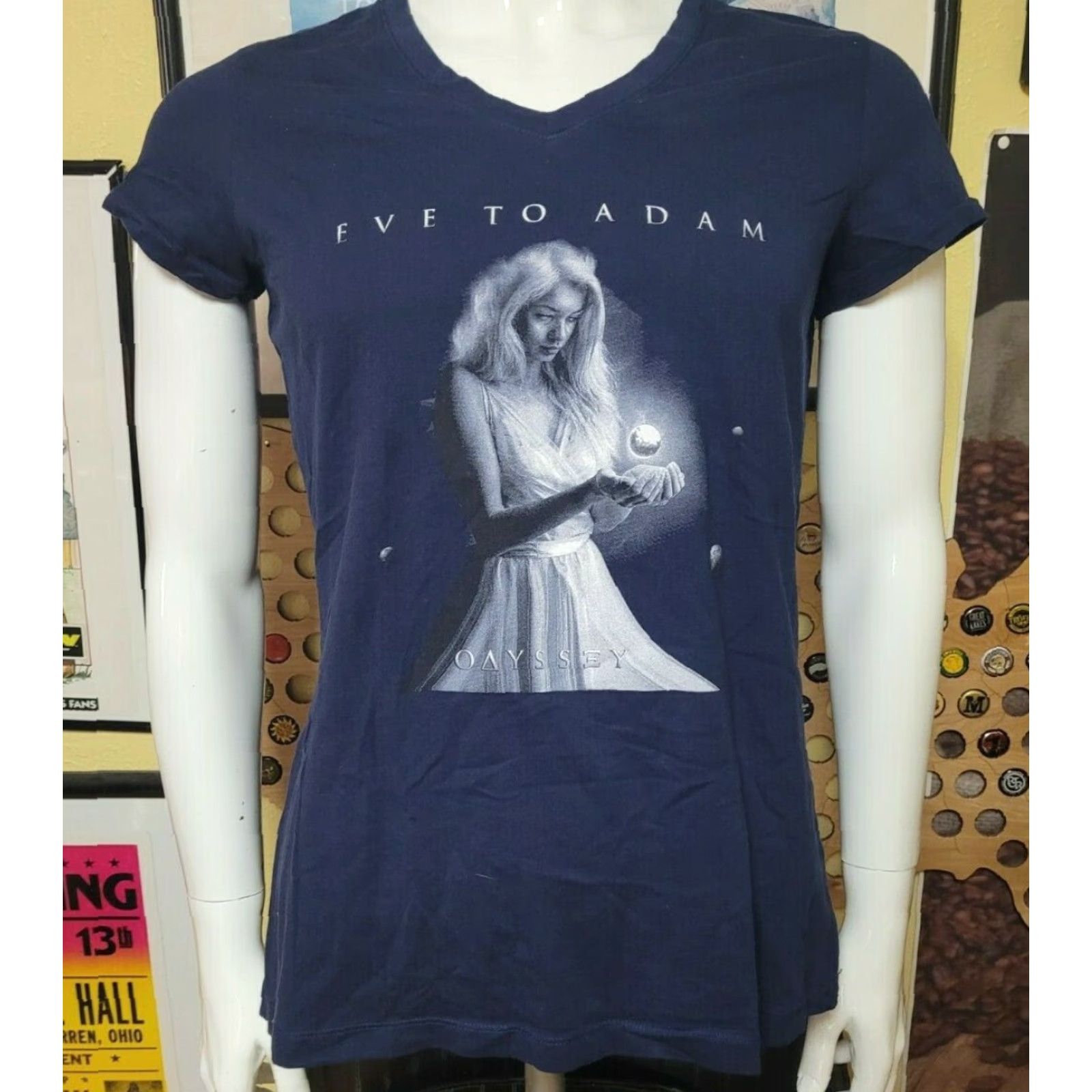 Bell Womens Shirt 2XL Eve To Adam Band Odyssey NYC Hard Rock Blue Size XXL / US 16-18 / IT 52-54 - 2 Thumbnail