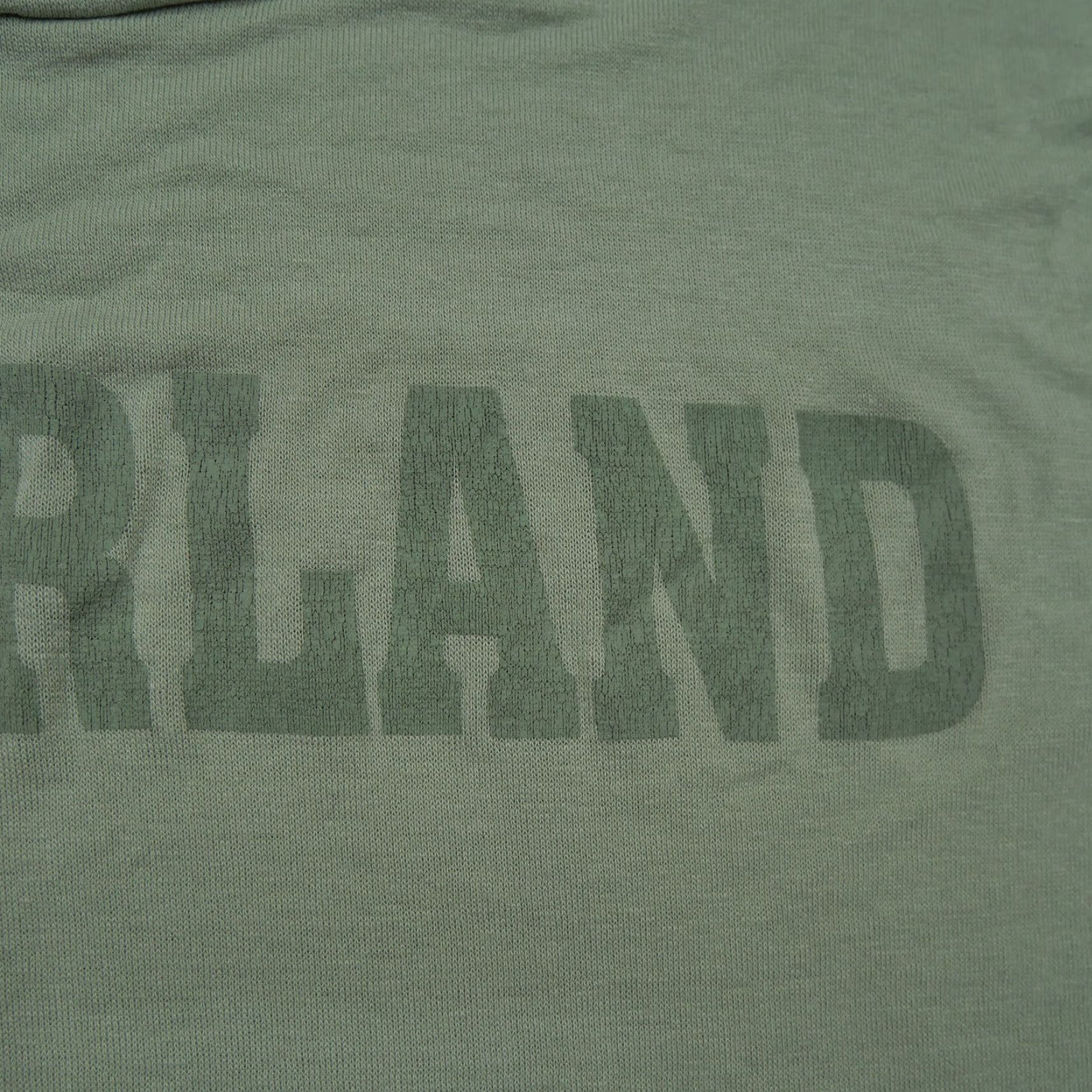 Vintage VINTAGE Neverland T Shirt Womens L Green Crop Solid 90s Cropped Cotton Blend Graphic Cracked Size L / US 10 / IT 46 - 4 Thumbnail