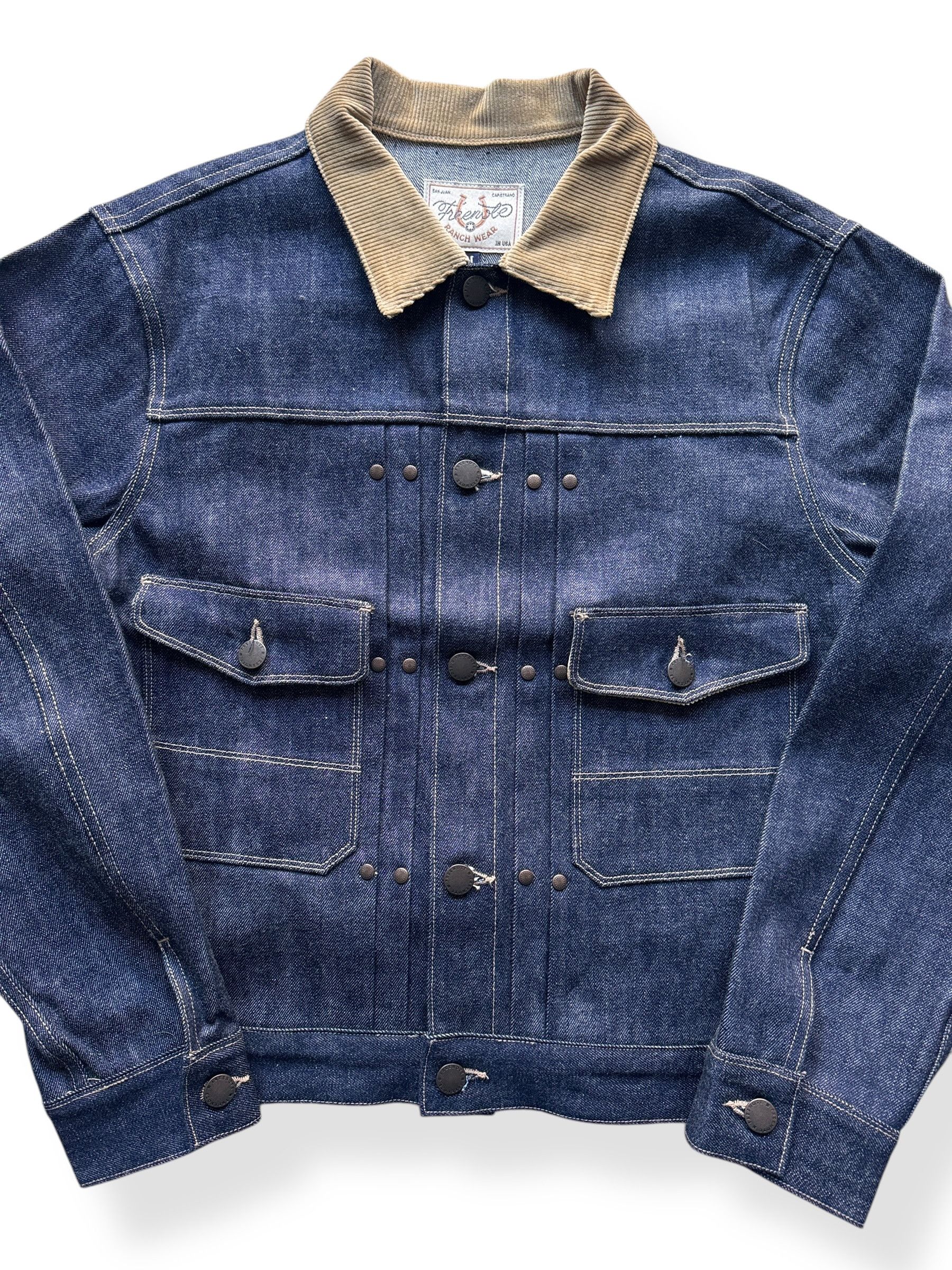 Freenote Cloth Freenote RJ-3 13 Ounce Indigo Denim SZ M Size US M / EU 48-50 / 2 - 3 Thumbnail