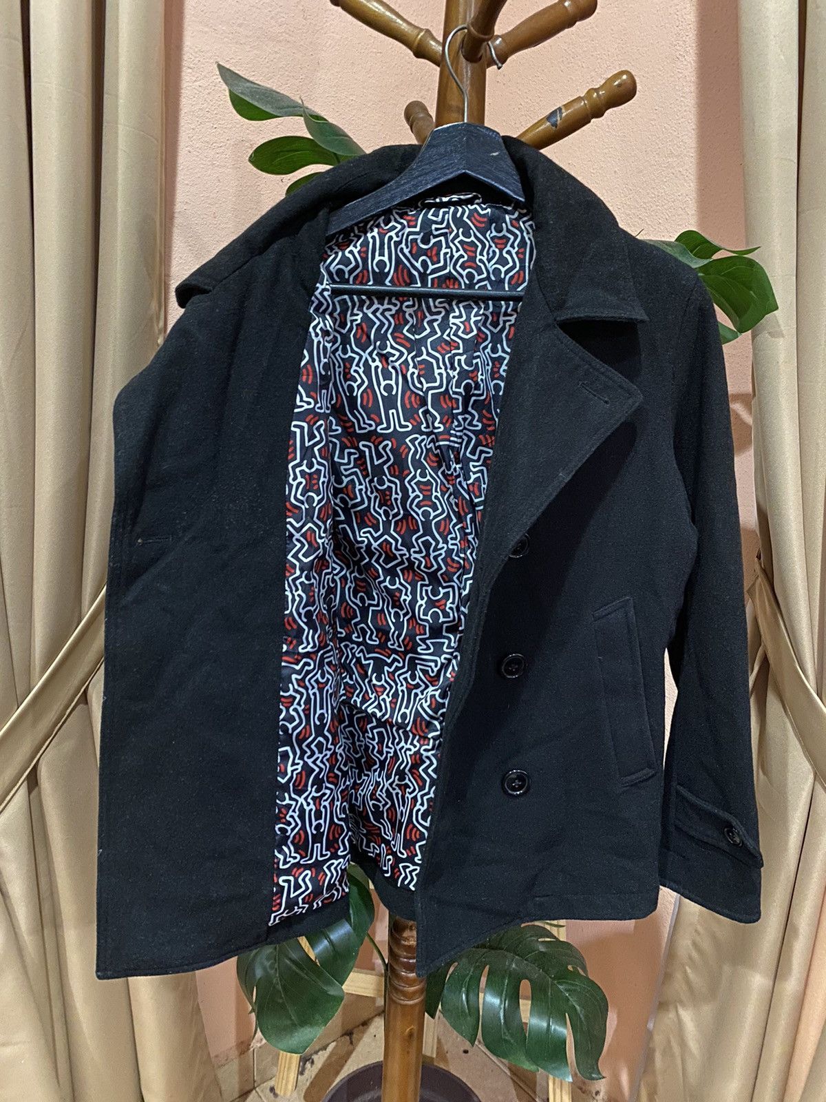 Keith Haring Browny x Keith Haring Crossover Double-Breasted Peacoat Size US S / EU 44-46 / 1 - 6 Thumbnail