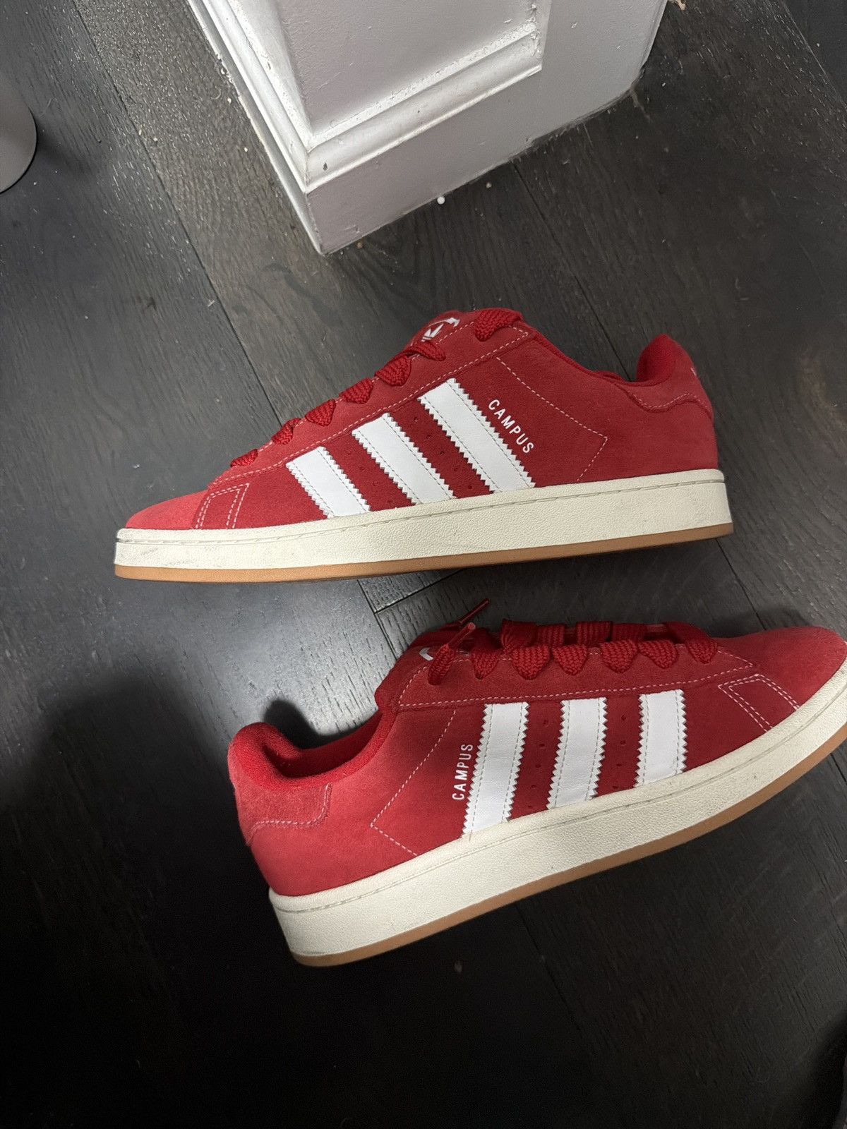 Adidas Adidas Campus Red – Men’s Size 10.5 Size US 10.5 / EU 43-44 - 6 Thumbnail