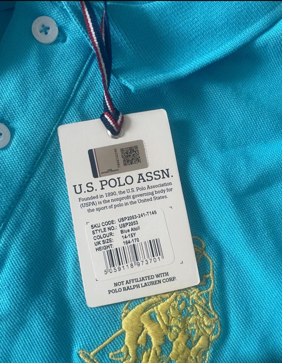 Polo Ralph Lauren Blue polo Ralph Lauren Size US S / EU 44-46 / 1 - 3 Thumbnail