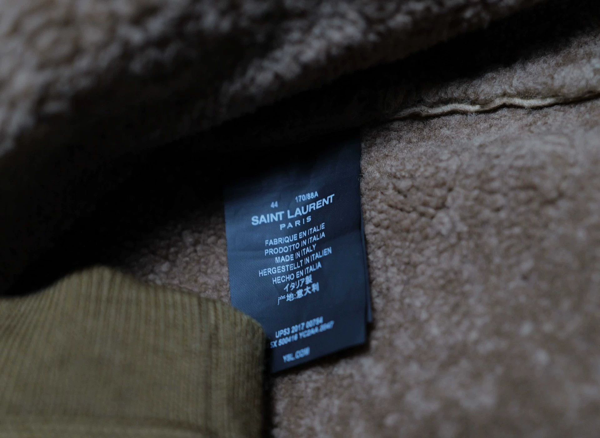 Saint Laurent Paris Saint Laurent SLP Shearling Bomber Jacket 44 Size US S / EU 44-46 / 1 - 4 Thumbnail