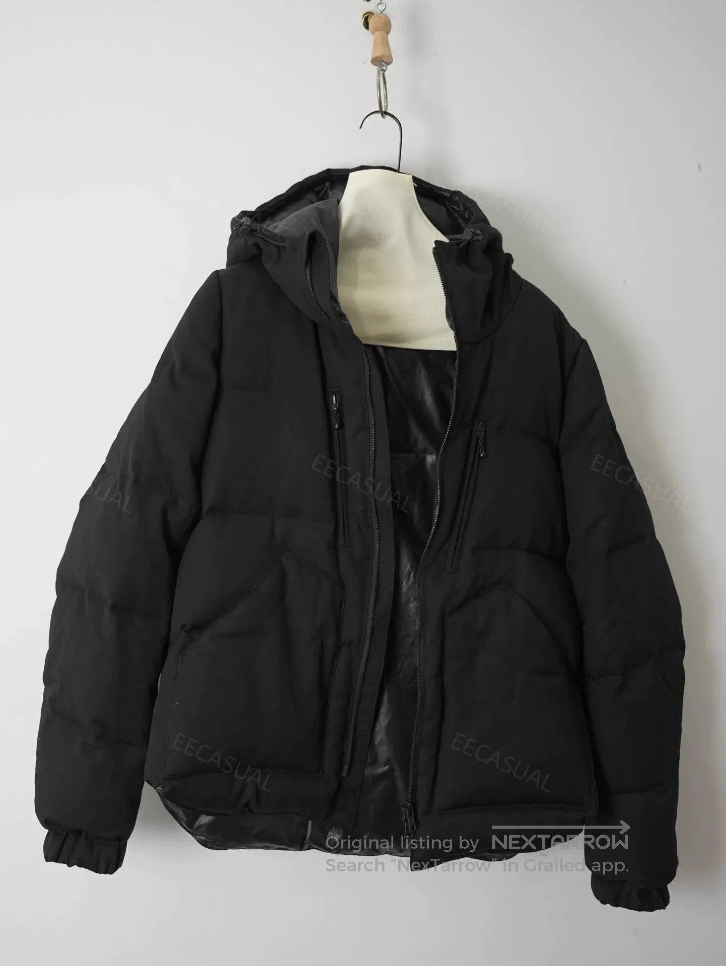 Yohji Yamamoto Yohji Yamamoto Black Wool Down Jacket. Size US M / EU 48-50 / 2 - 3 Thumbnail
