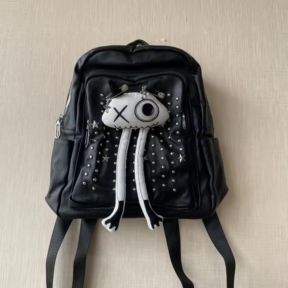 Cartoon Japanese Y2k Gothic Punk School Bag Backpack
