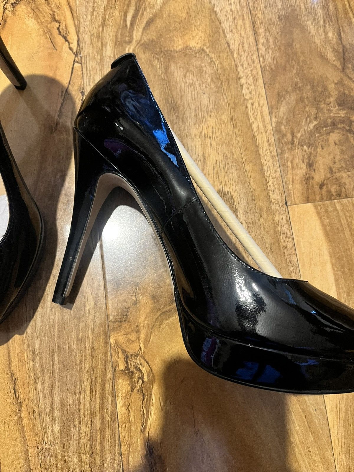 Michael Kors Michael Kors women’s york patent black leather peep toe Size US 9.5 / IT 39.5 - 5 Thumbnail