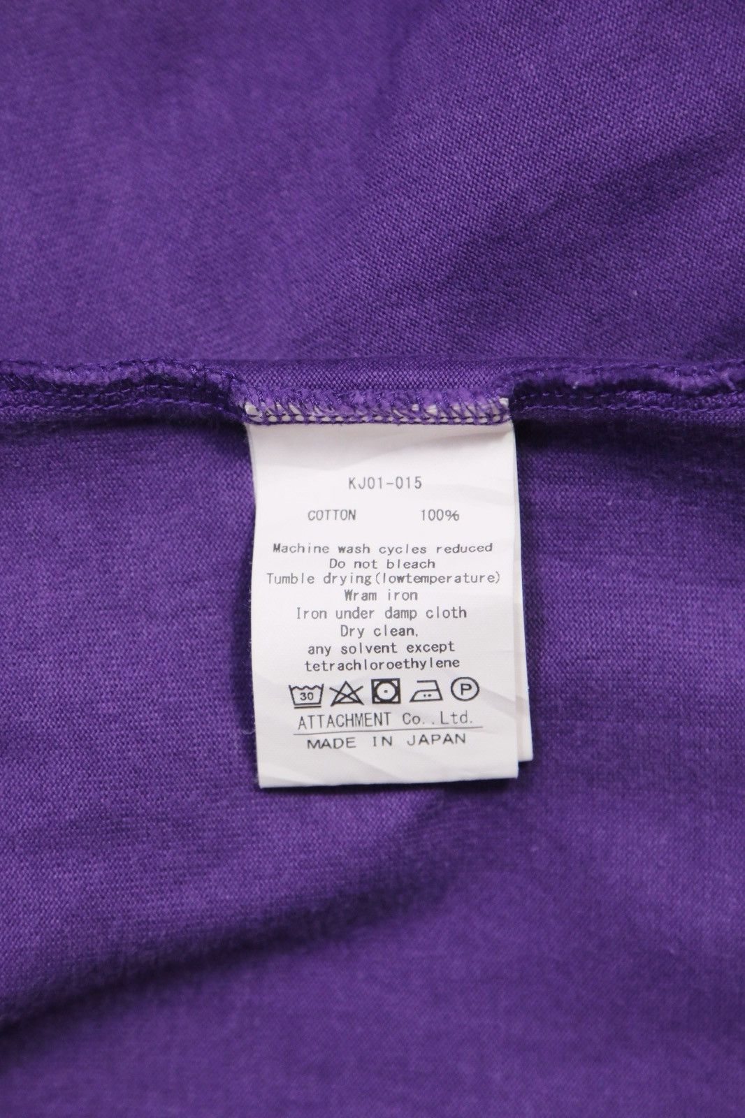 Attachment ATTACHMENT KAZUYUKI KUMAGAI RAW COTTON DYED T SHIRT Size US L / EU 52-54 / 3 - 5 Thumbnail