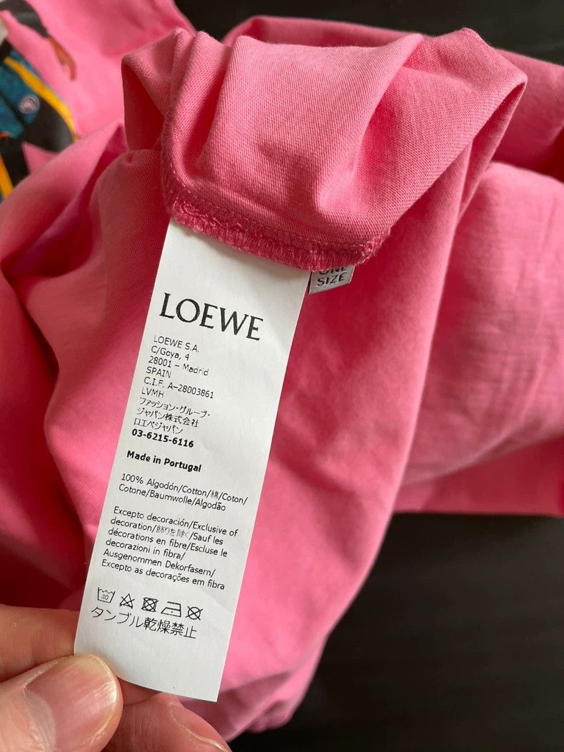 Loewe LOEWE Pink T-shirt Size M / US 6-8 / IT 42-44 - 4 Thumbnail