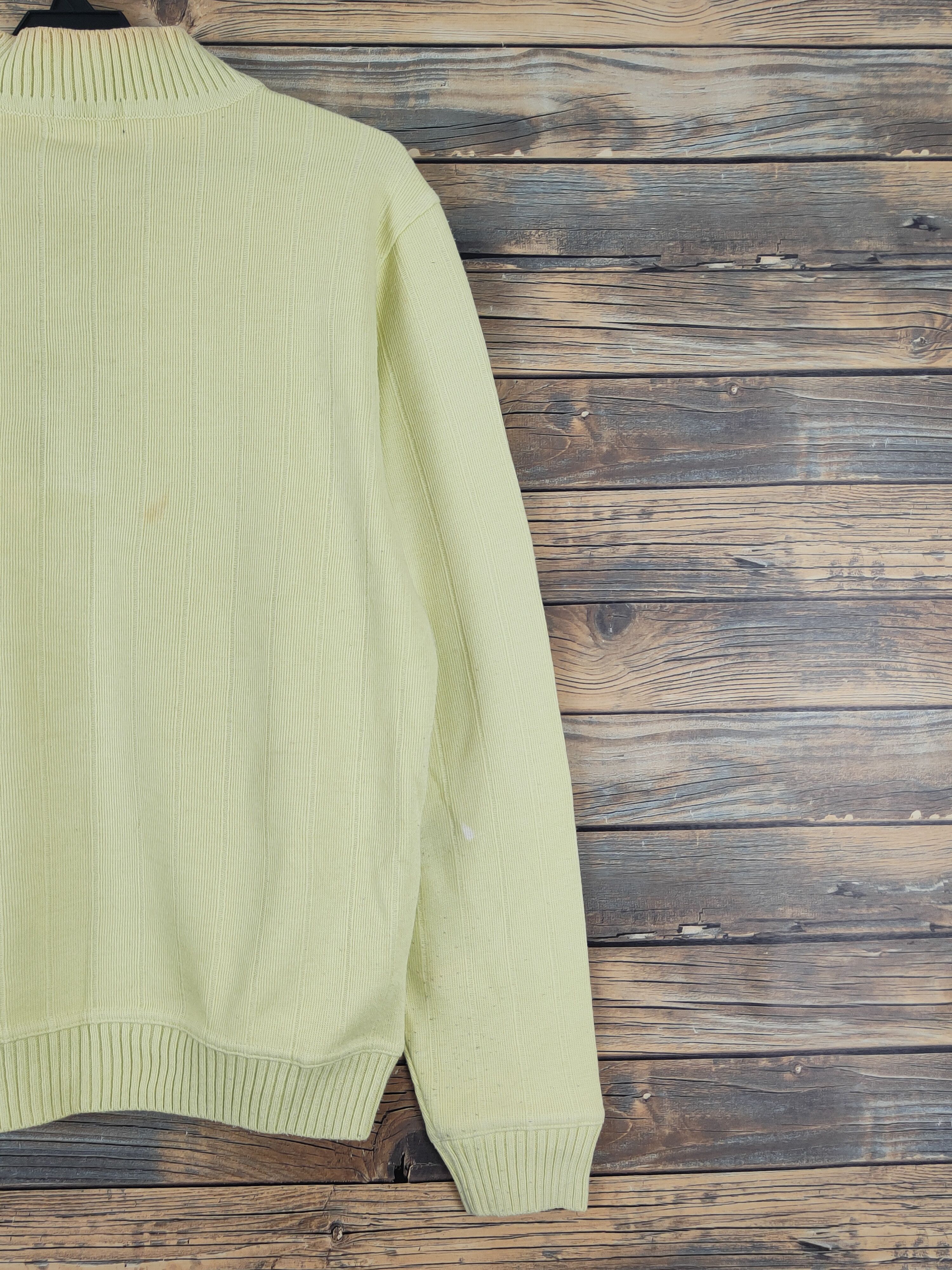 Homespun Knitwear × Japanese Brand × Vintage Polo Yellow Knitwear Sweatshirts #W1099 Size US M / EU 48-50 / 2 - 10 Thumbnail