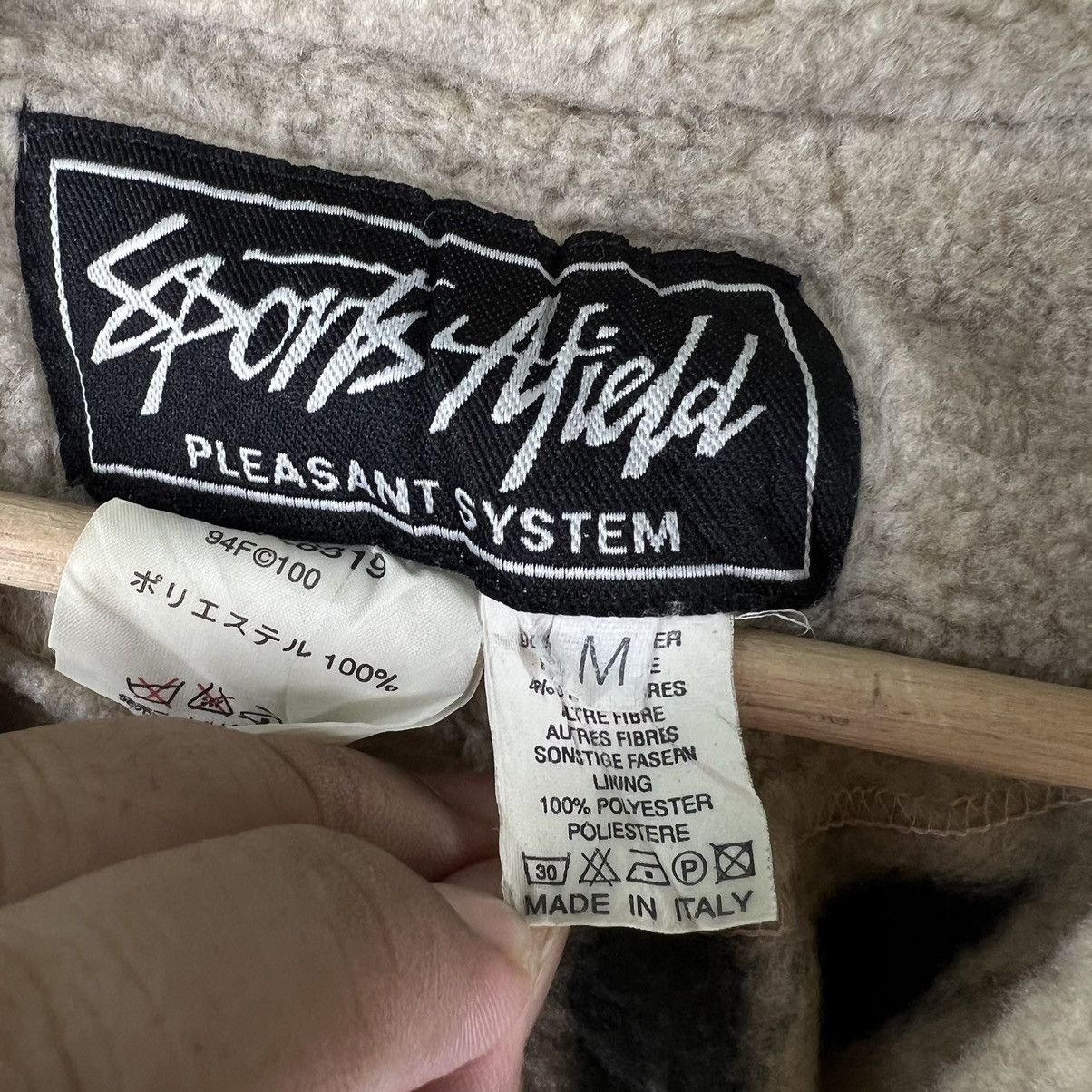 Japanese Brand × Vintage 🔥VINTAGE FLEECE JACKET PULL OVER SPORTS MIELD ITALY Size US M / EU 48-50 / 2 - 9 Thumbnail