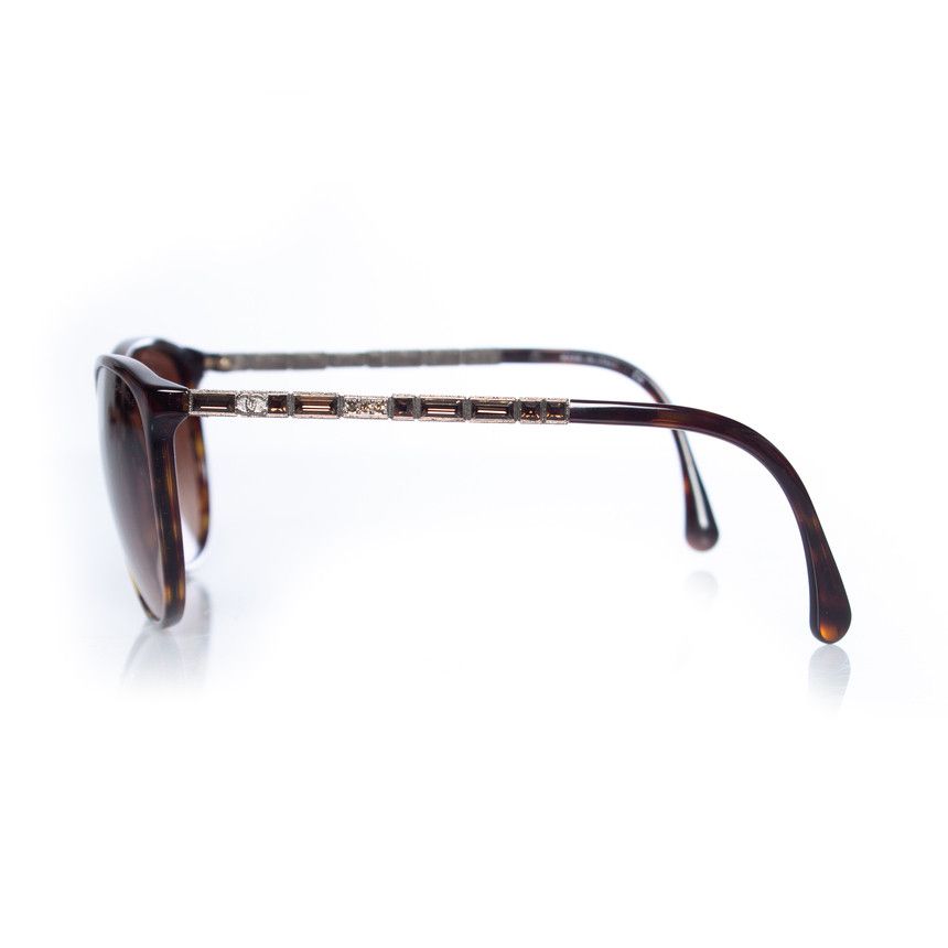 Chanel Chanel, Brown cat eye sunglasses Size ONE SIZE - 4 Thumbnail