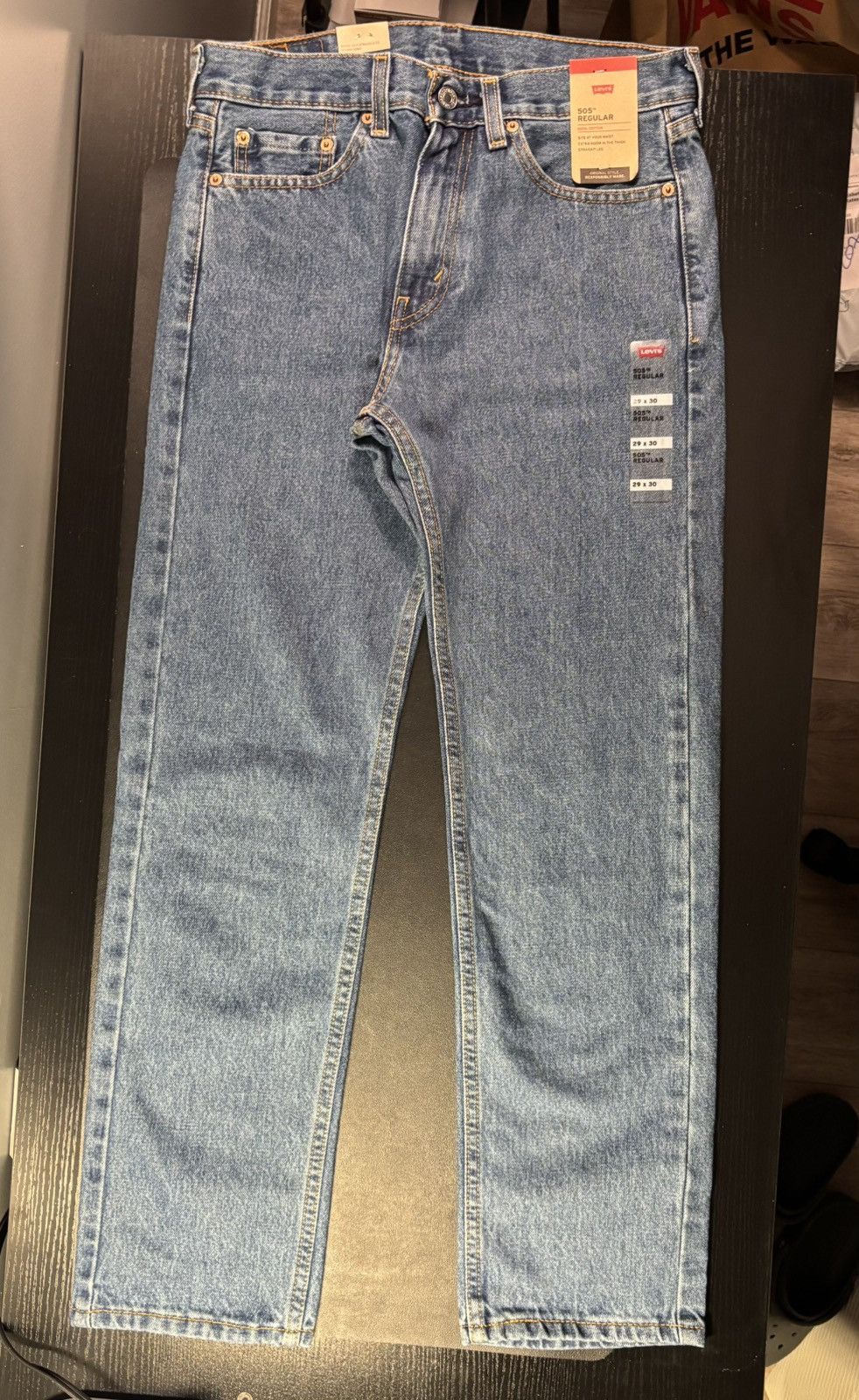 Levi's Levi’s 505 medium stone wash Size US 29 - 1 Thumbnail