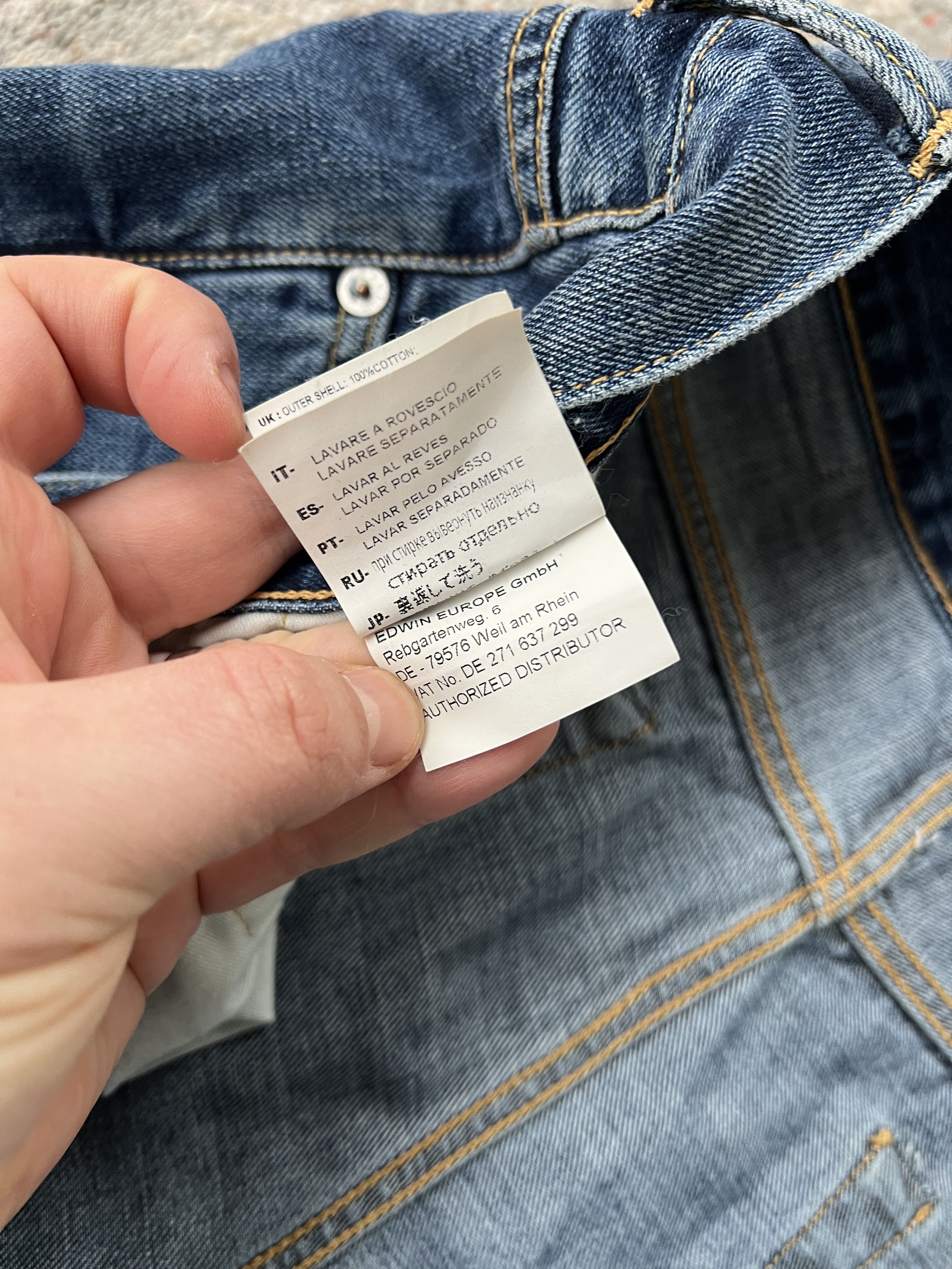 Edwin Edwin ED-80 Slim Tapered Denim Pants Size US 32 / EU 48 - 5 Thumbnail