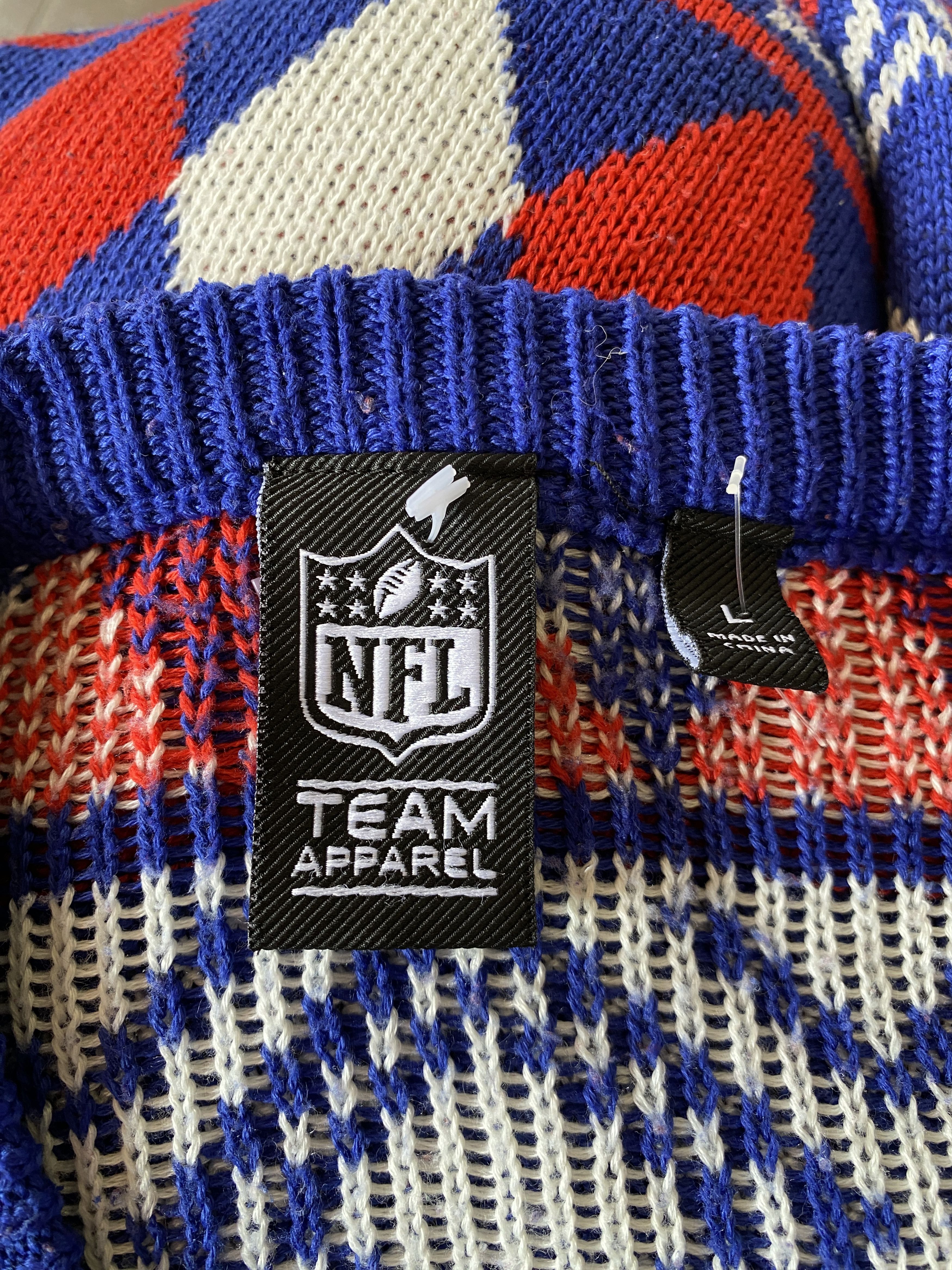 NFL NEW YORK NY NFL KINTWEAR SWEATER Size US L / EU 52-54 / 3 - 7 Thumbnail