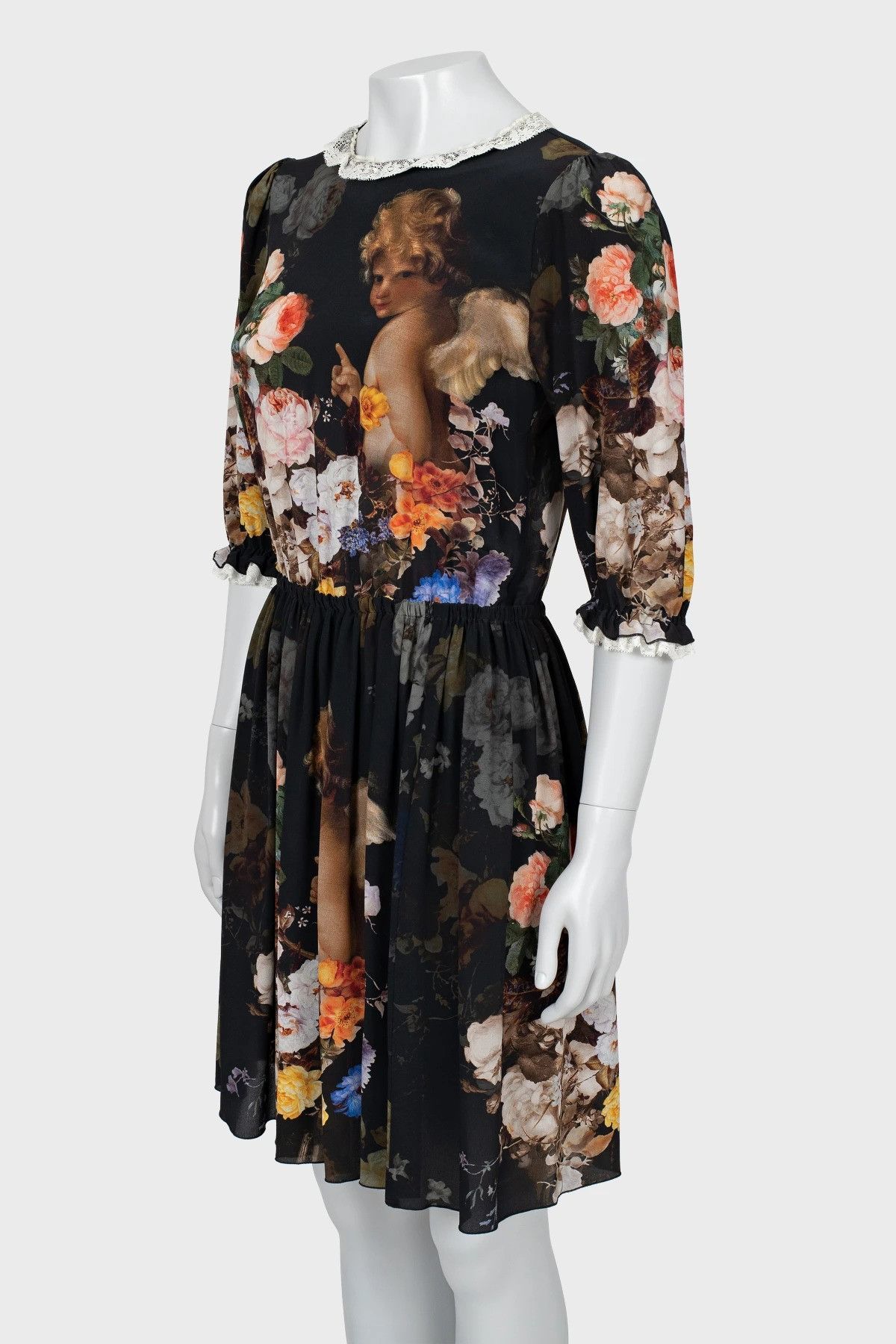 Dolce & Gabbana Dolce & Gabbana Silk mini dress Size S / US 4 / IT 40 - 2 Thumbnail