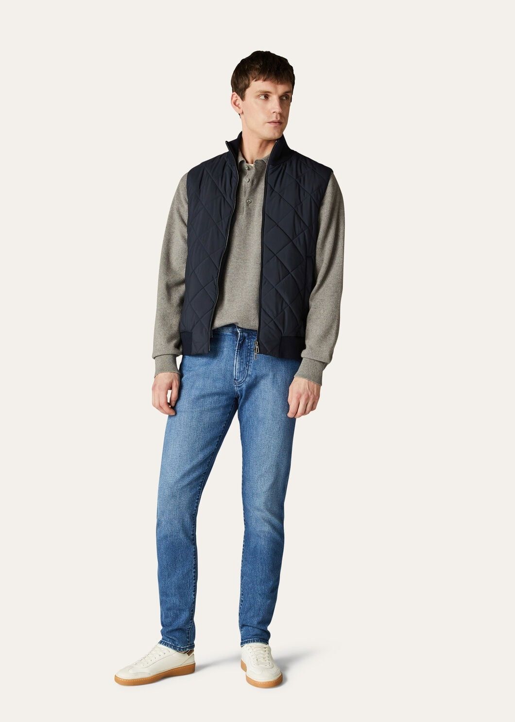 Loro Piana o1w1db10725 FAM2620 Doccio Pant in Blue Size US 34 / EU 50 - 2 Thumbnail