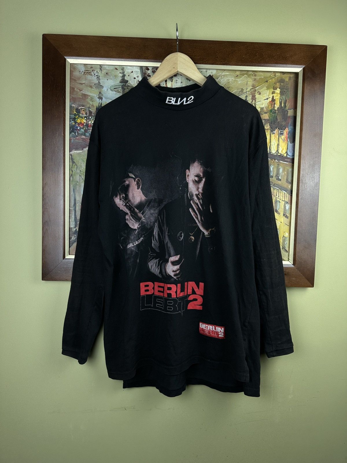 Rap Tees Berlin lebt 2 rap German album longsleeve tee T-shirt Size US L / EU 52-54 / 3 - 1 Thumbnail