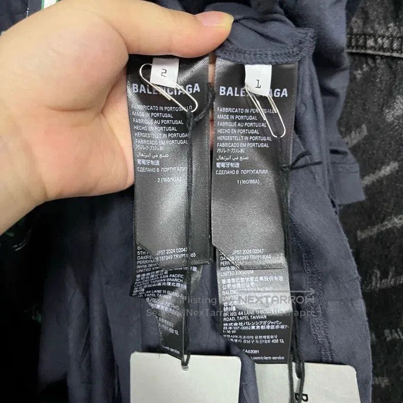 Balenciaga Balenciaga 2024 Blue Letter Print Short Sleeve T-shirt. Size US XS / EU 42 / 0 - 3 Thumbnail