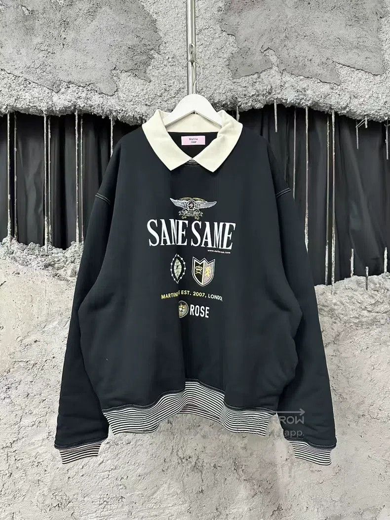 Martine Rose Martine Rose Silhouette badge printed polo cotton sweatshi Size US L / EU 52-54 / 3 - 1 Thumbnail