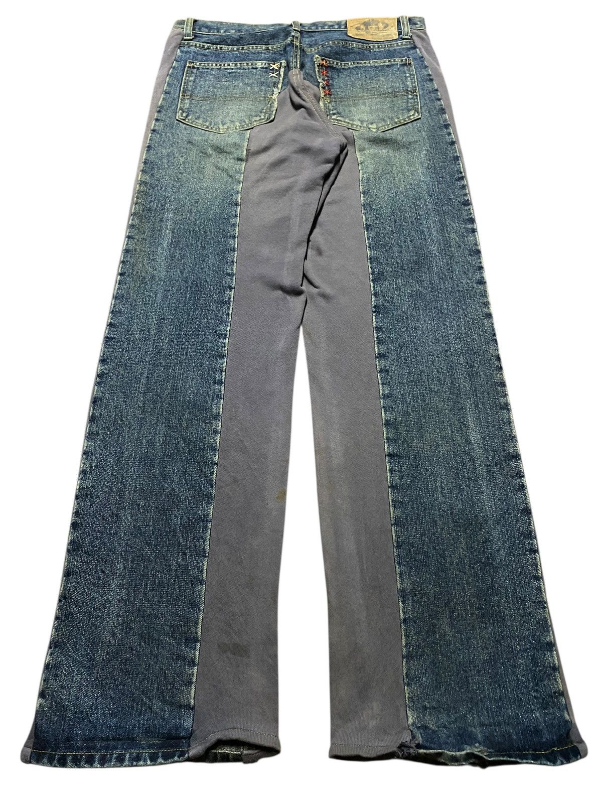 Kapital Rare Japanese Ozone Rock Brand Mud Wash Baggy Jeans Size US 34 / EU 50 - 2 Thumbnail